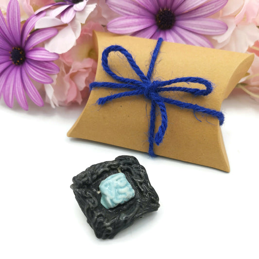 Clay Brooch Pin For Women, Mothers Day Gift For Grandma, Handmade Ceramic Jewelry Cameo Brooch, Best Sellers Mom Birthday Gift From Daughter - Ceramica Ana Rafael