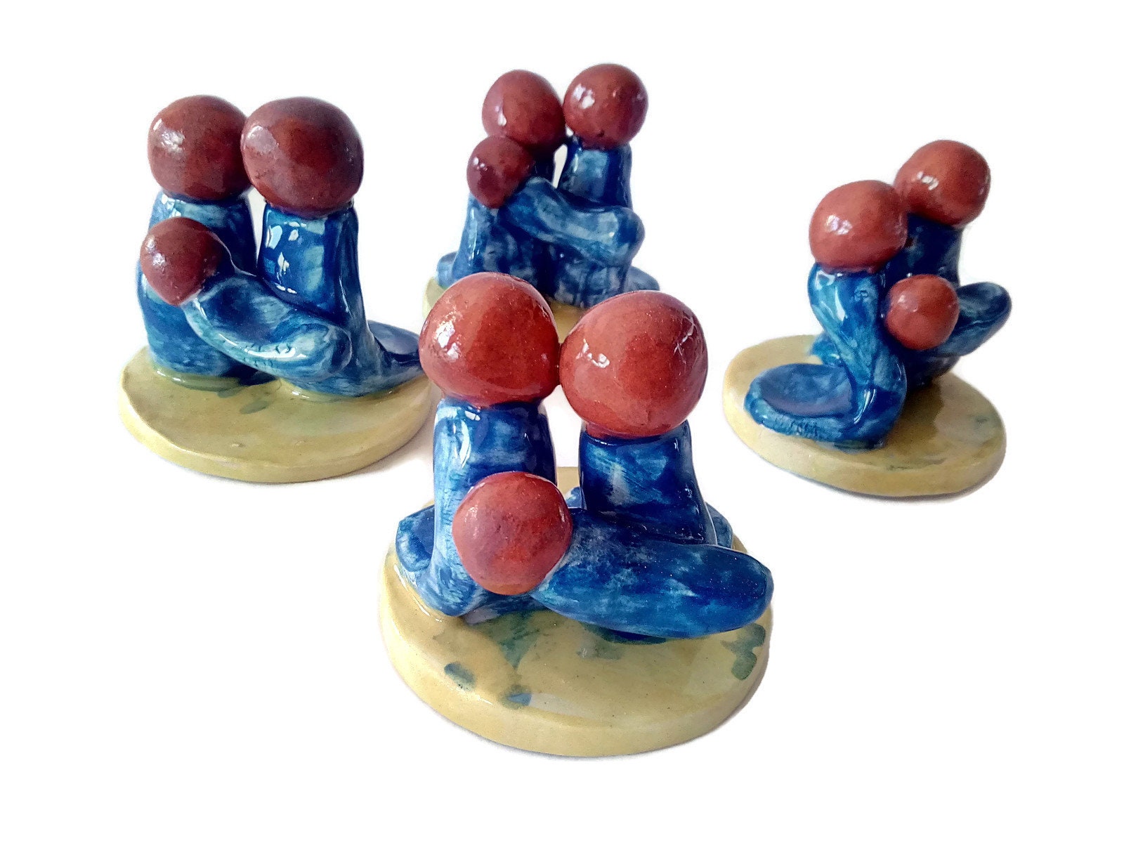 Statues Sculptures, Holy Family Ceramic Sculpture, Handmade Pottery Table Sculpture Nativity Scene Contemporary Art House Warming Gifts - Ceramica Ana Rafael