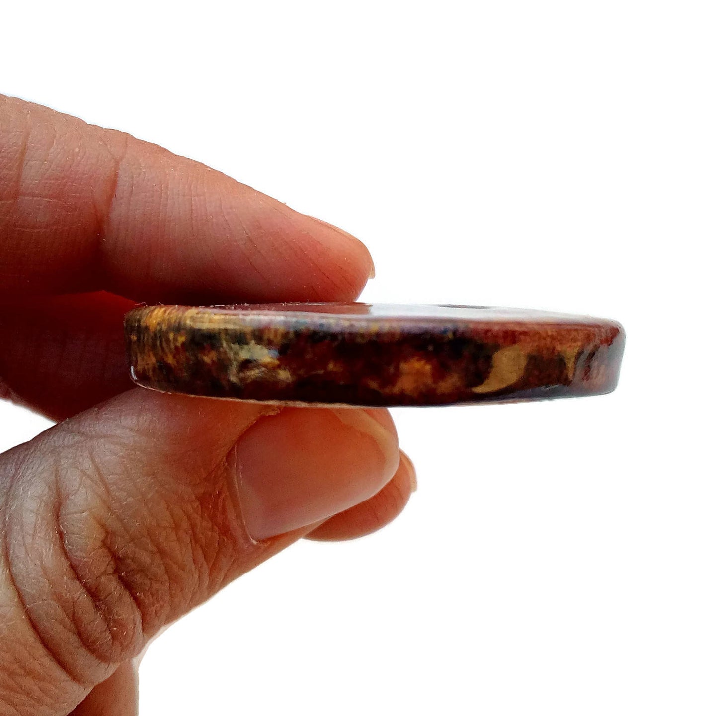 FANCY SEWING BUTTONS For Crafts With Antique Look, Extra Large Round Shaped Ceramic Buttons For Upholstery - Ceramica Ana Rafael