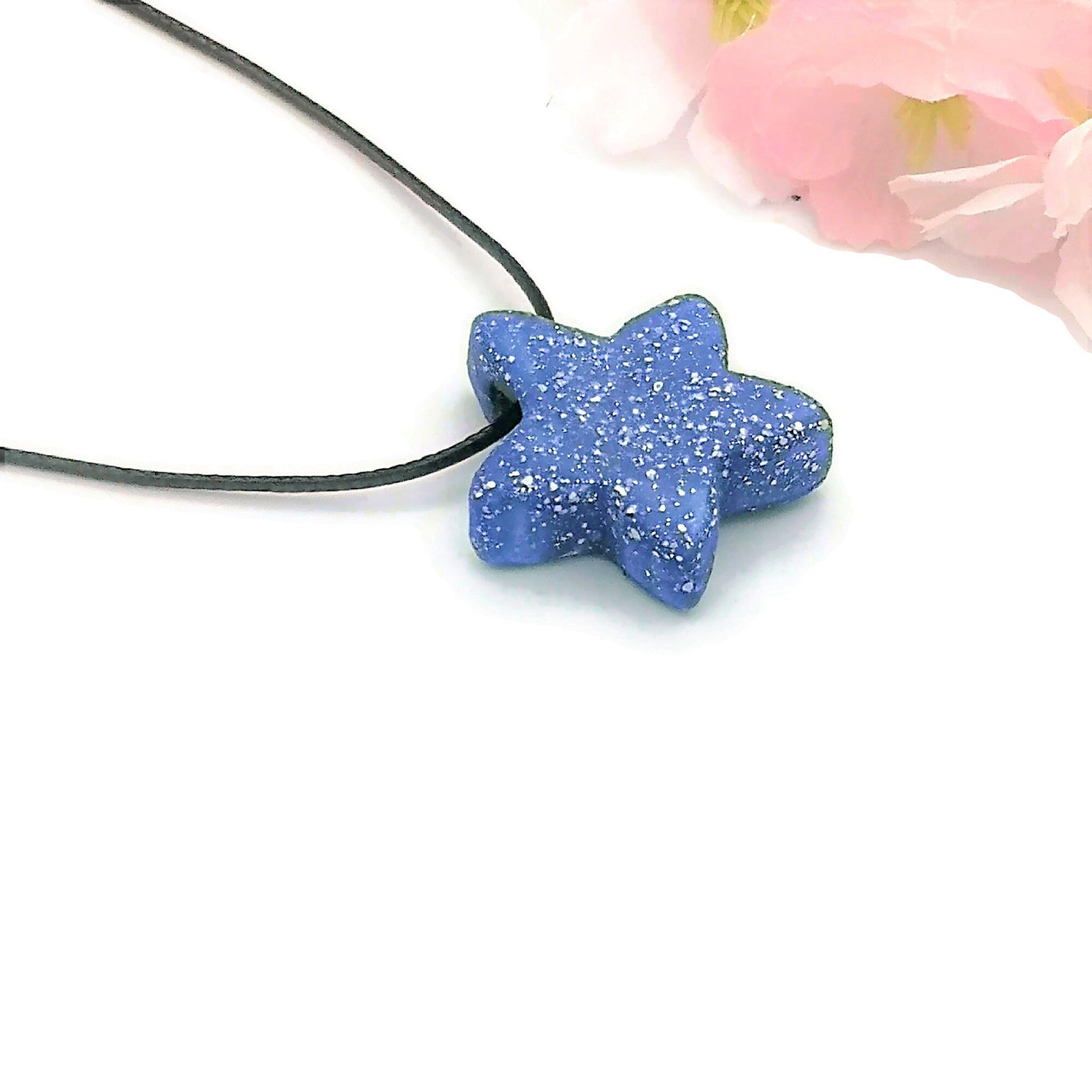 EVERYDAY NECKLACE PENDANT, Statement Star Necklace Boho Clay Necklace, Best Pendant Necklace For Her, Cute Mother Day Gift From Daughter - Ceramica Ana Rafael