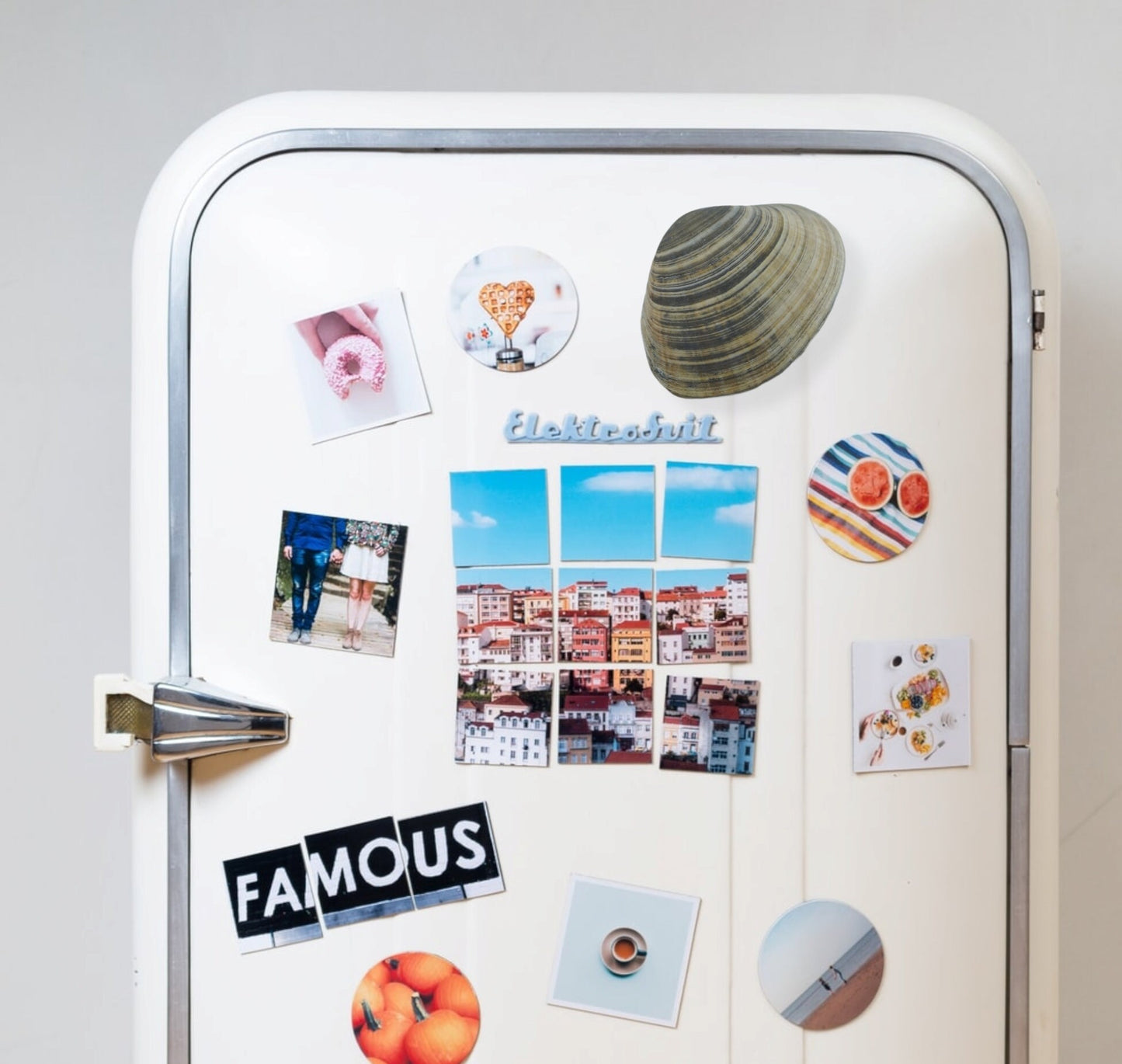 Big Natural Seashell Refrigerator Magnets For Kitchen Decor, Coastal Fridge Magnets, Christmas Stocking Stuffers Idea - Ceramica Ana Rafael