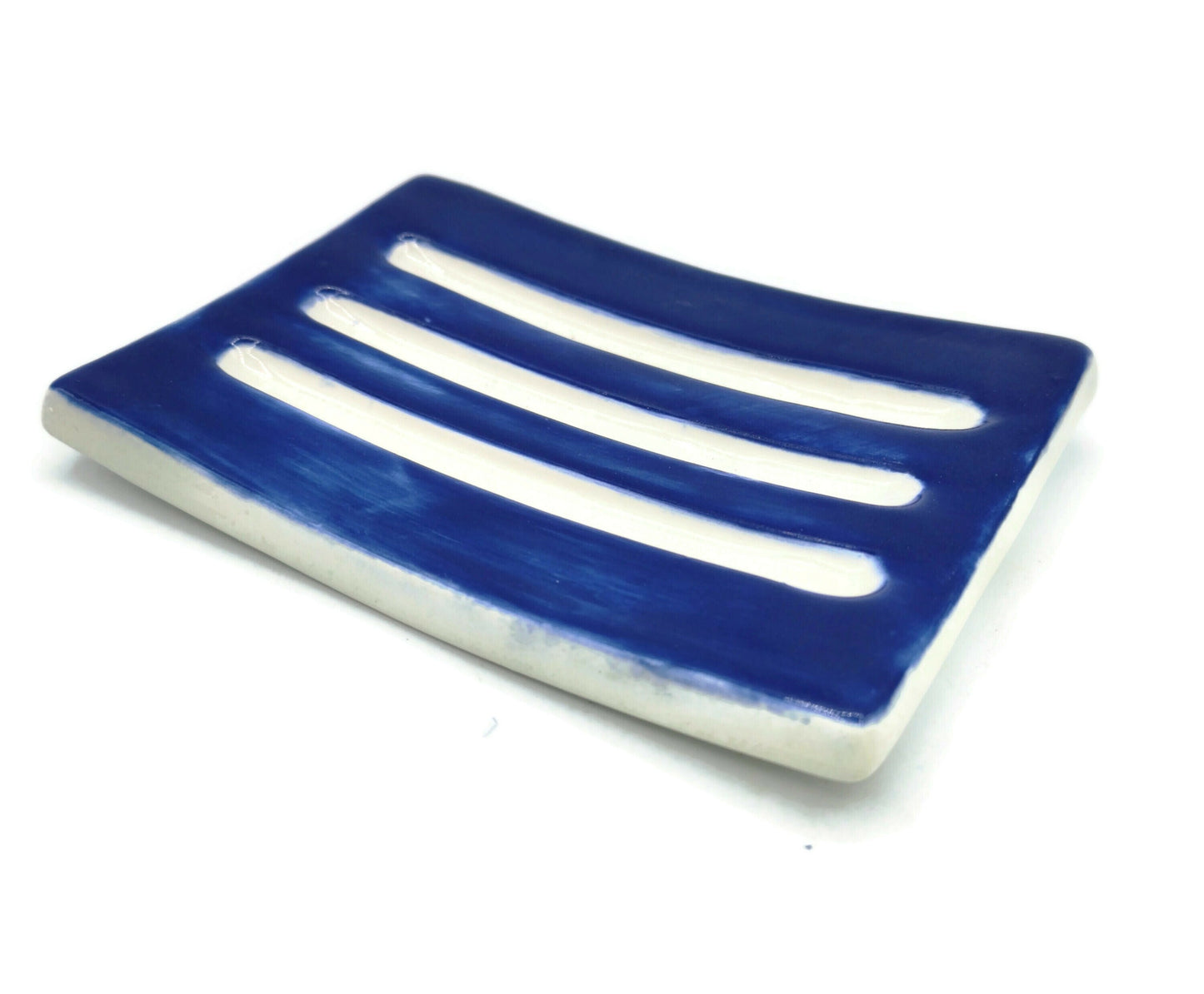 Draining Soap Dish Soap Saver, Decorative Dish Soap Dispenser, Ceramic Zero Waste Dish Soap Bar Holder, Pottery Soap Dish, Clay Soap Dish - Ceramica Ana Rafael