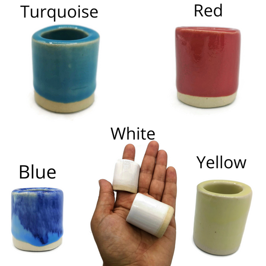 LARGE TUBE BEADS, 1 Pc Unique Clay Beads For Macrame, 35mm Long Ceramic Beads, Decorative Craft Beads With Large Hole - Ceramica Ana Rafael