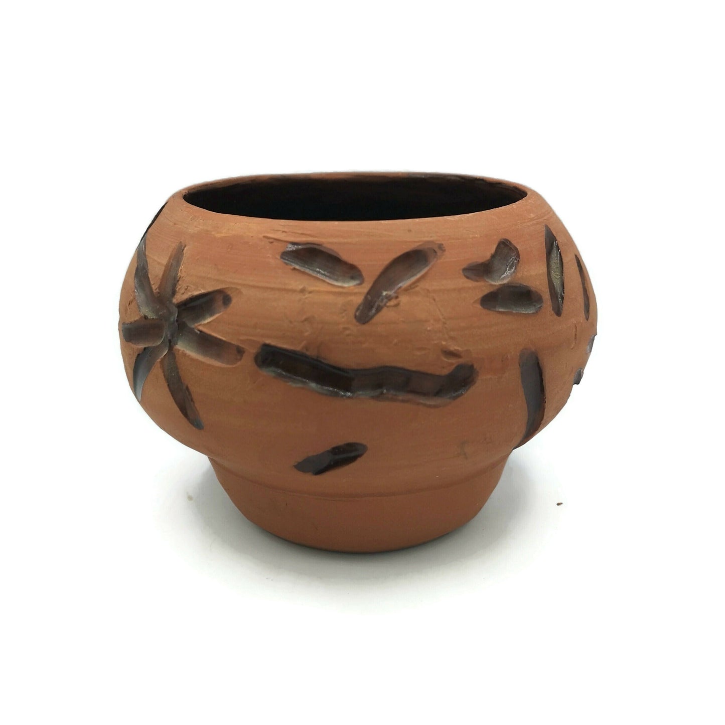 CERAMIC SUCCULENT PLANTER, Terracotta Cache Pot For Cactus, Ceramic Bud Vase Decorative, New Home Gift - Ceramica Ana Rafael