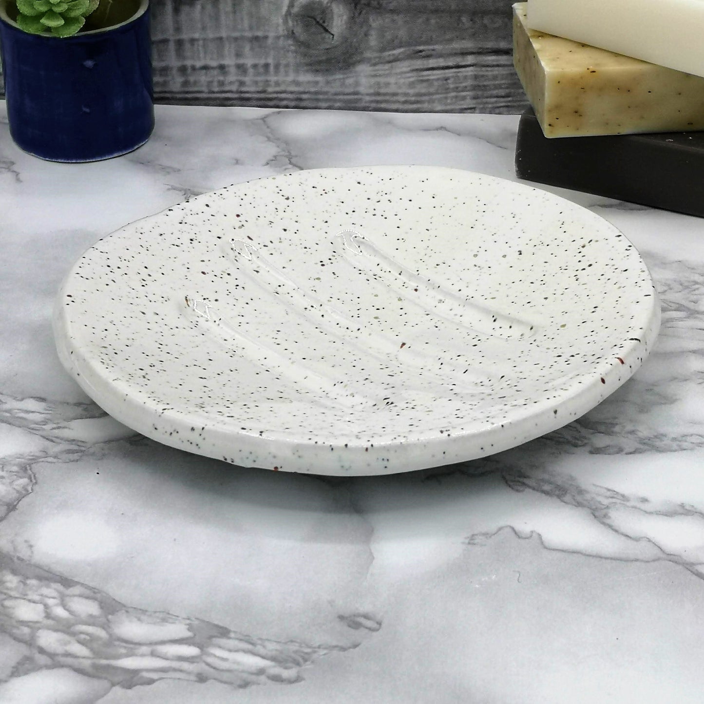 Dish Soap Dispenser Handmade Ceramic Draining Soap Dish, Clay Soap Bar Holder, Zero Waste Soap Saver For Bathroom - Ceramica Ana Rafael