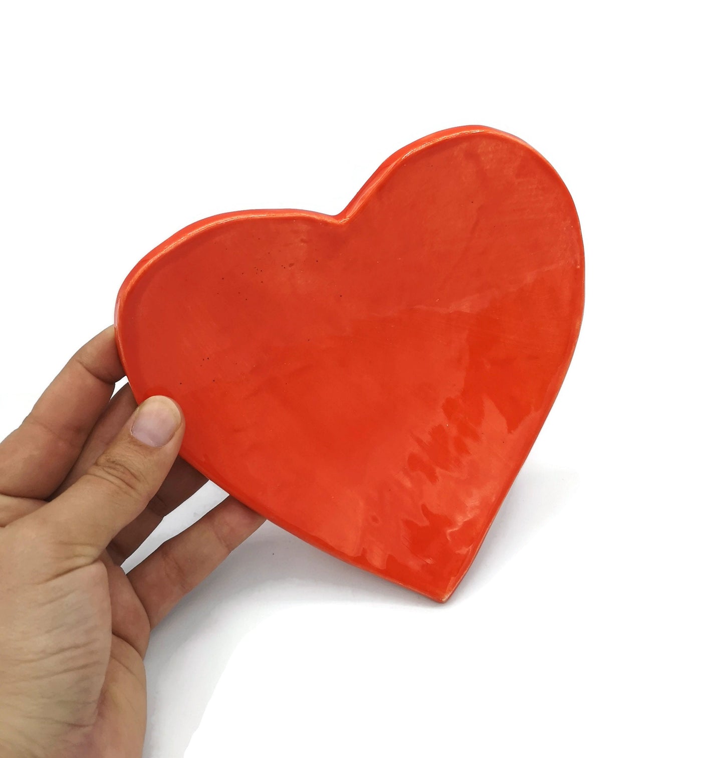 Ring Holder Dish, Key Dish, Ring Tray, Clay Trinket Dish, Long Distance Boyfriend Gift, 9 Years Wedding Anniversary Gift Wife - Ceramica Ana Rafael