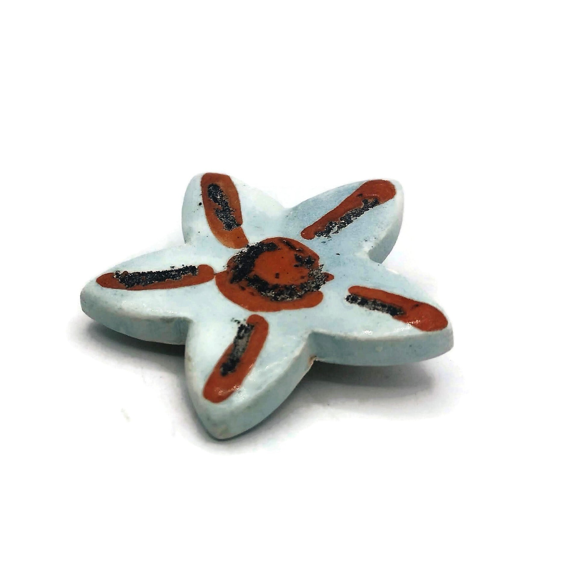 Star Brooch, Celestial Brooch, Ceramic Jewelry Mothers Day Gift For Grandma, Broach Pin Mom Birthday Gift From Daughter - Ceramica Ana Rafael