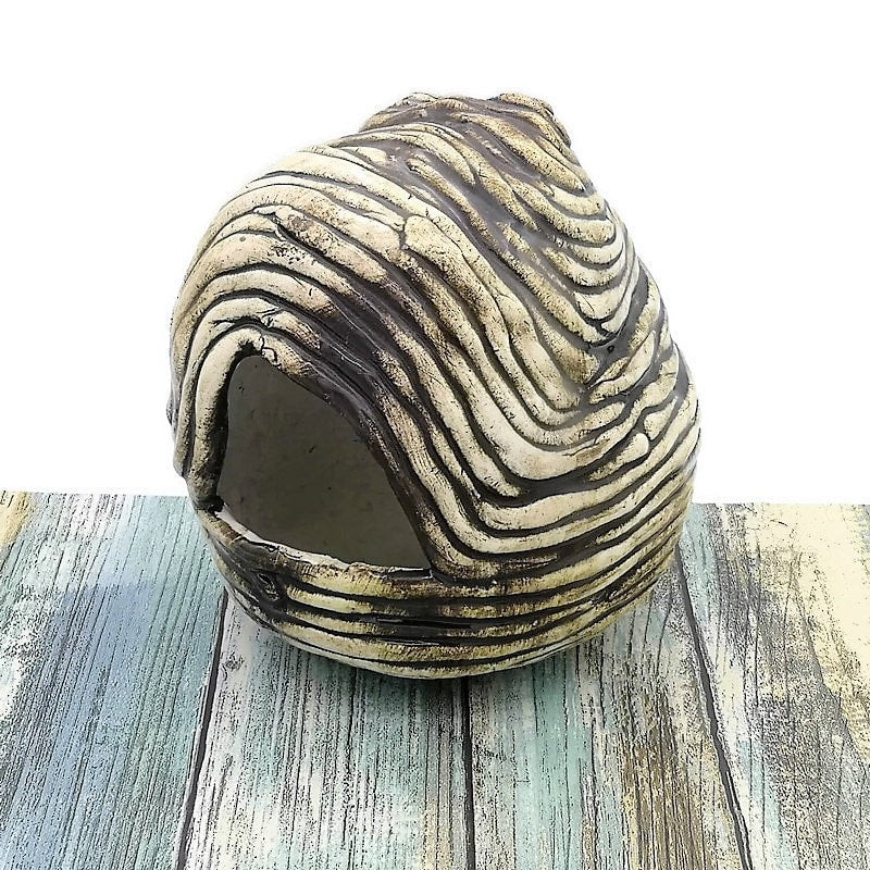 Handmade Ceramic Birdhouse Sculpture, Outdoor Rustic Garden Decor Best Gifts For Him, Garden Decoration Mom Birthday Gift From Daughter - Ceramica Ana Rafael