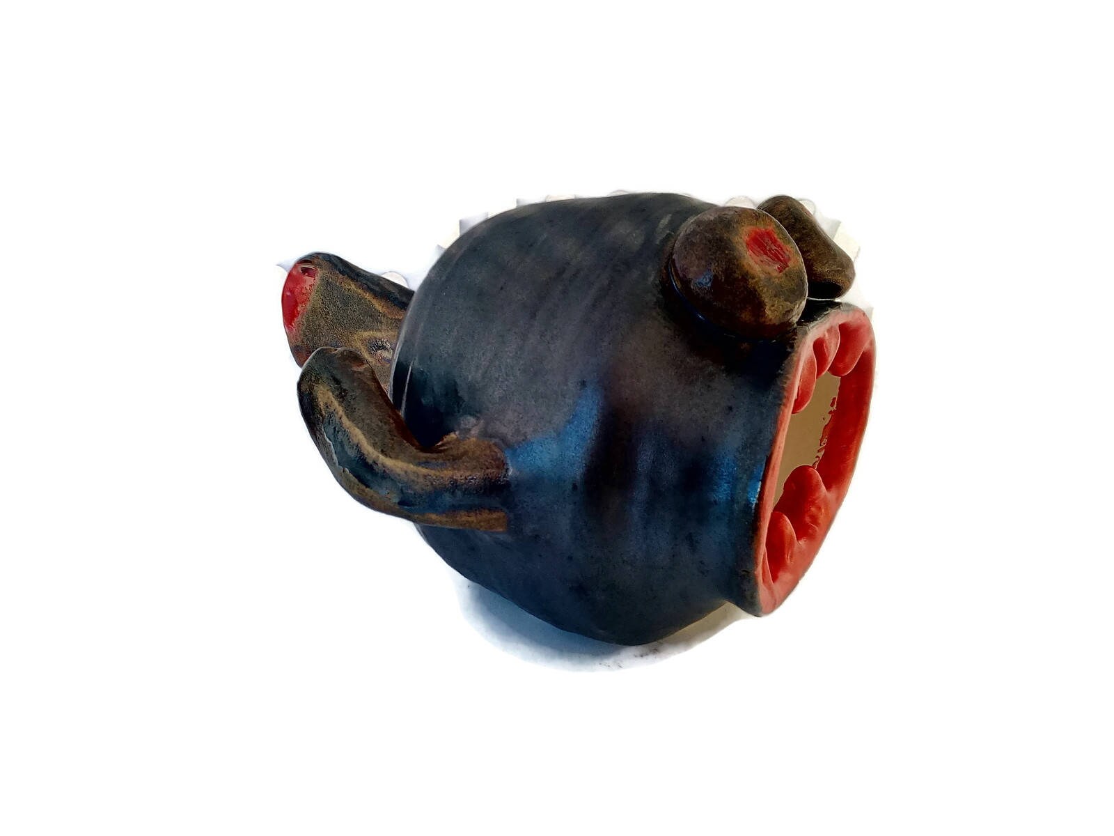 CERAMIC SCULPTURE, FISH Art, Animal Figurine, Modern Clay Sculpture For Table, Contemporary Art, Housewarming Gift First Home - Ceramica Ana Rafael