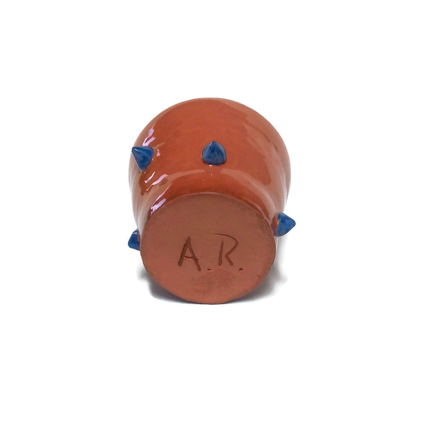 terracotta pot for succulent, modern ceramic vase handmade pottery, Best Gifts For Him, Mom Birthday Gift From Daughter Small Utensil Holder - Ceramica Ana Rafael