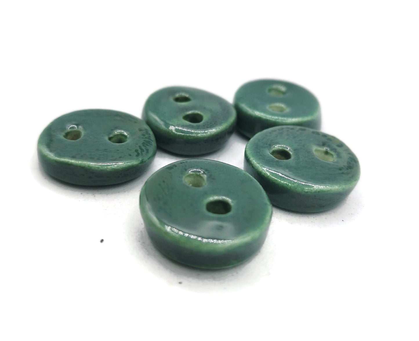 Coat Buttons, 5 Pcs Sewing Buttons Antique Look, Handmade Ceramic Beads For Jewelry Making, Sewing Supplies And Notions, Best Gifts For Her - Ceramica Ana Rafael
