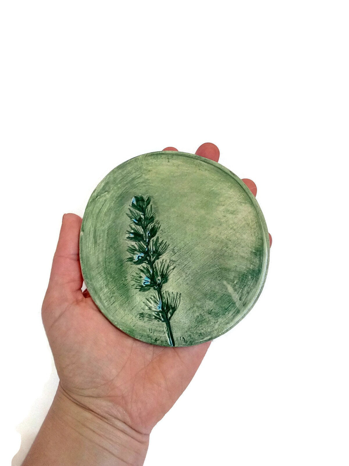 Modern Ceramic Coasters, office desk accessories for women, beer coasters, mom birthday gift, Best Gifts For Her, Botanical Coasters - Ceramica Ana Rafael