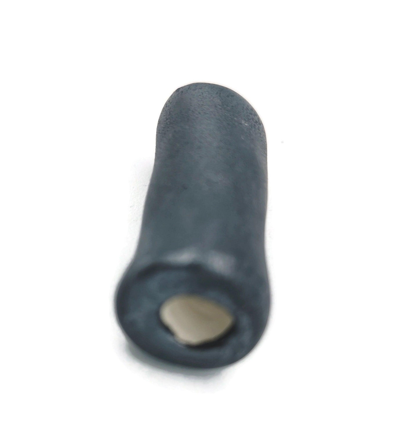 1Pc 35mm Large Tube clay beads for jewelry making supplies, ceramic macrame beads large hole, beard beads for hair braids, dreadlock beads - Ceramica Ana Rafael