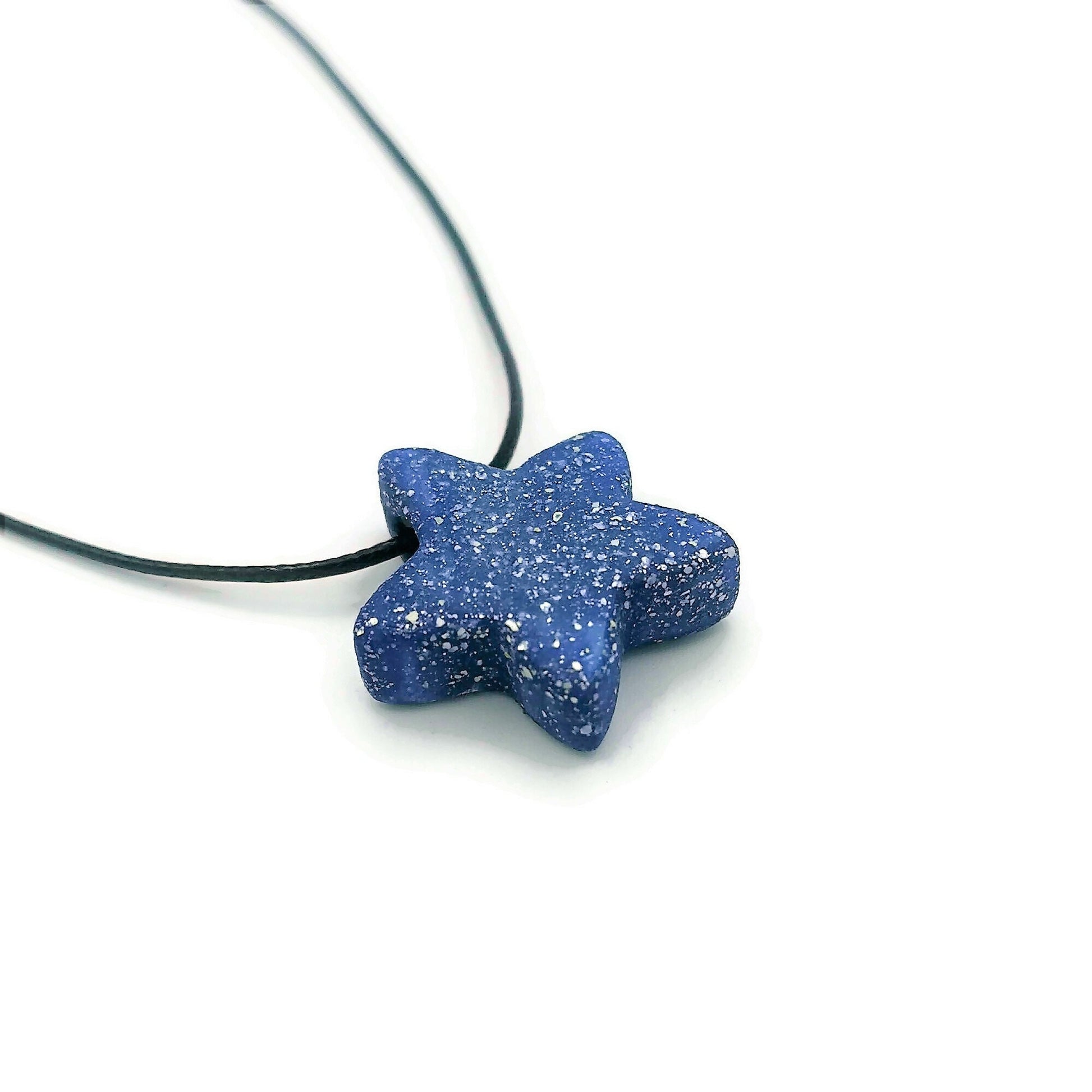 EVERYDAY NECKLACE PENDANT, Statement Star Necklace Boho Clay Necklace, Best Pendant Necklace For Her, Cute Mother Day Gift From Daughter - Ceramica Ana Rafael
