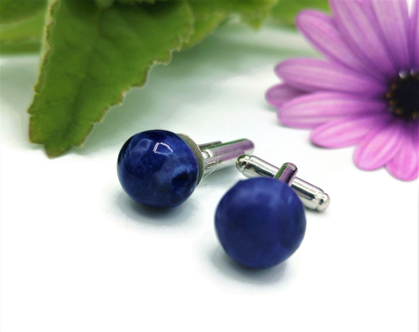 Handmade Ceramic Cufflinks, Jewelry Best Gifts For Him, Boyfriend Birhday, 9 th Anniversary Gift For Husband, Groomsmen Cufflinks For Men - Ceramica Ana Rafael