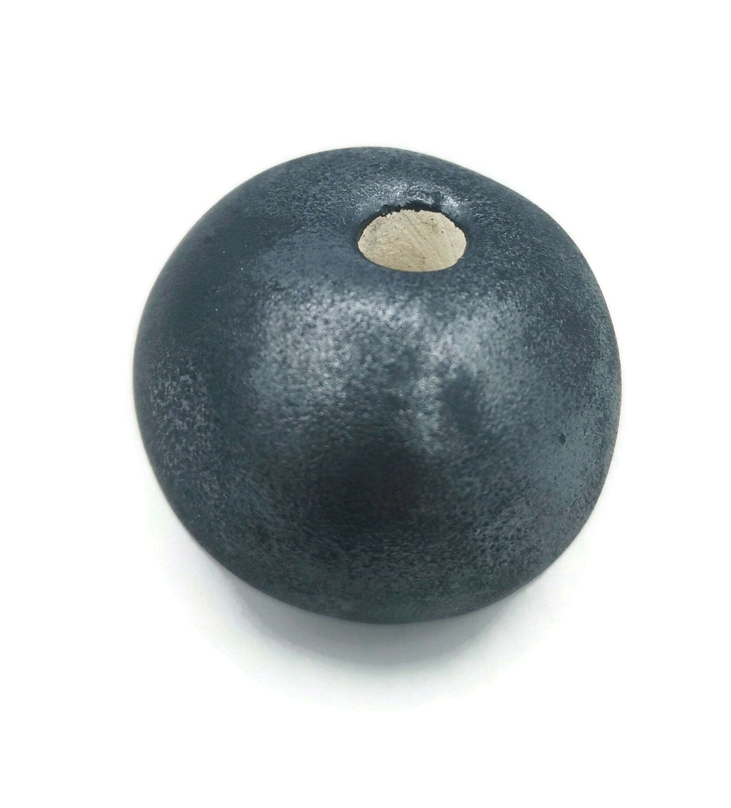 1Pc 30/25/20mm Handmade Ceramic Extra Large Macrame Beads with Large Holes 7mm- Round Clay Beads for Unique Jewelry Making - Bubblegum Style