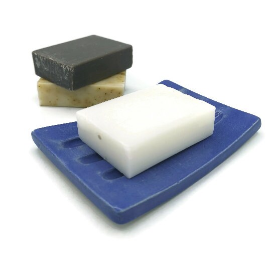 Draining Soap Dish Soap Saver, Decorative Dish Soap Dispenser, Ceramic Zero Waste Dish Soap Bar Holder, Pottery Soap Dish, Clay Soap Dish - Ceramica Ana Rafael