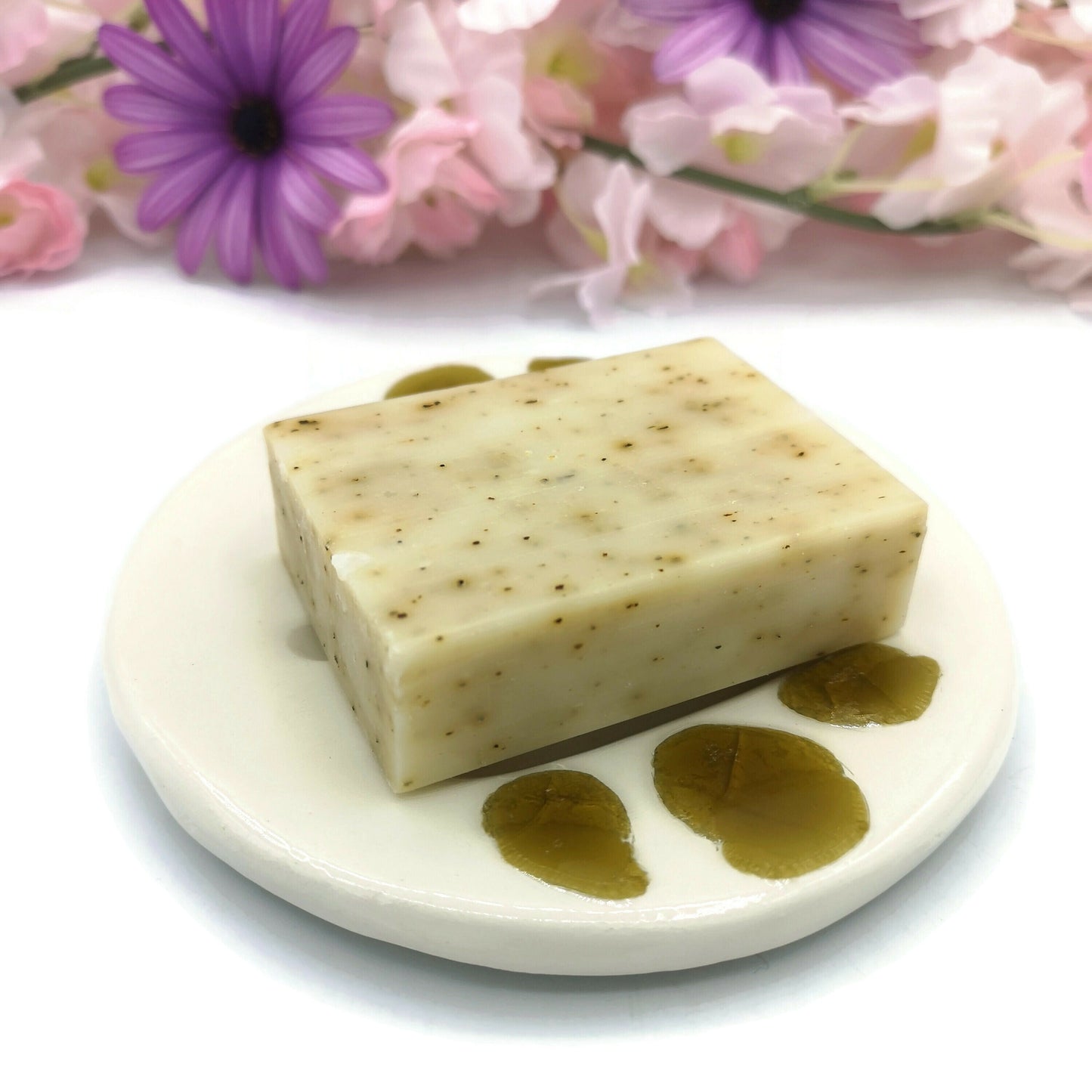 DISH SOAP DISPENSER with drain, sustainable gifts for her, sponge holder pottery, soap holder ecofriendly, zero waste, clay soap dish, best - Ceramica Ana Rafael