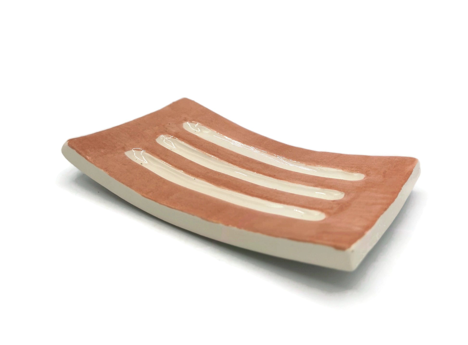 Draining Soap Dish Soap Bar Saver, Soap Bar Holder, Zero Waste Pottery Soap Dish Tray, Clay Soap Dish Ceramic Soap Dish Dispenser Decorative - Ceramica Ana Rafael