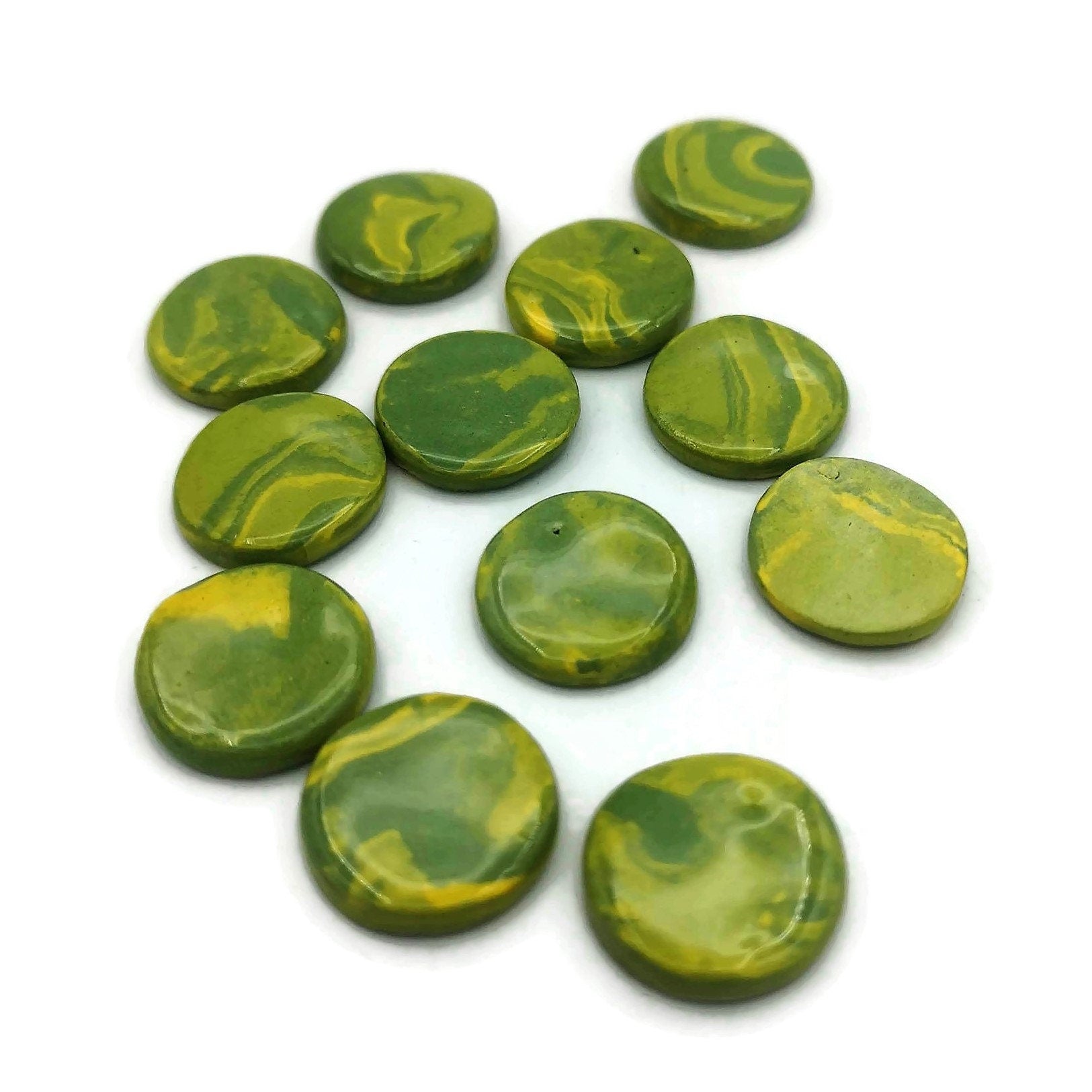 Minimalist Ceramic Earrings, Cute Jewelry Best Gifts For Her, Dainty Earrings Mom Birthday Gift From Daughter, Small Stud Earrings Marbled - Ceramica Ana Rafael