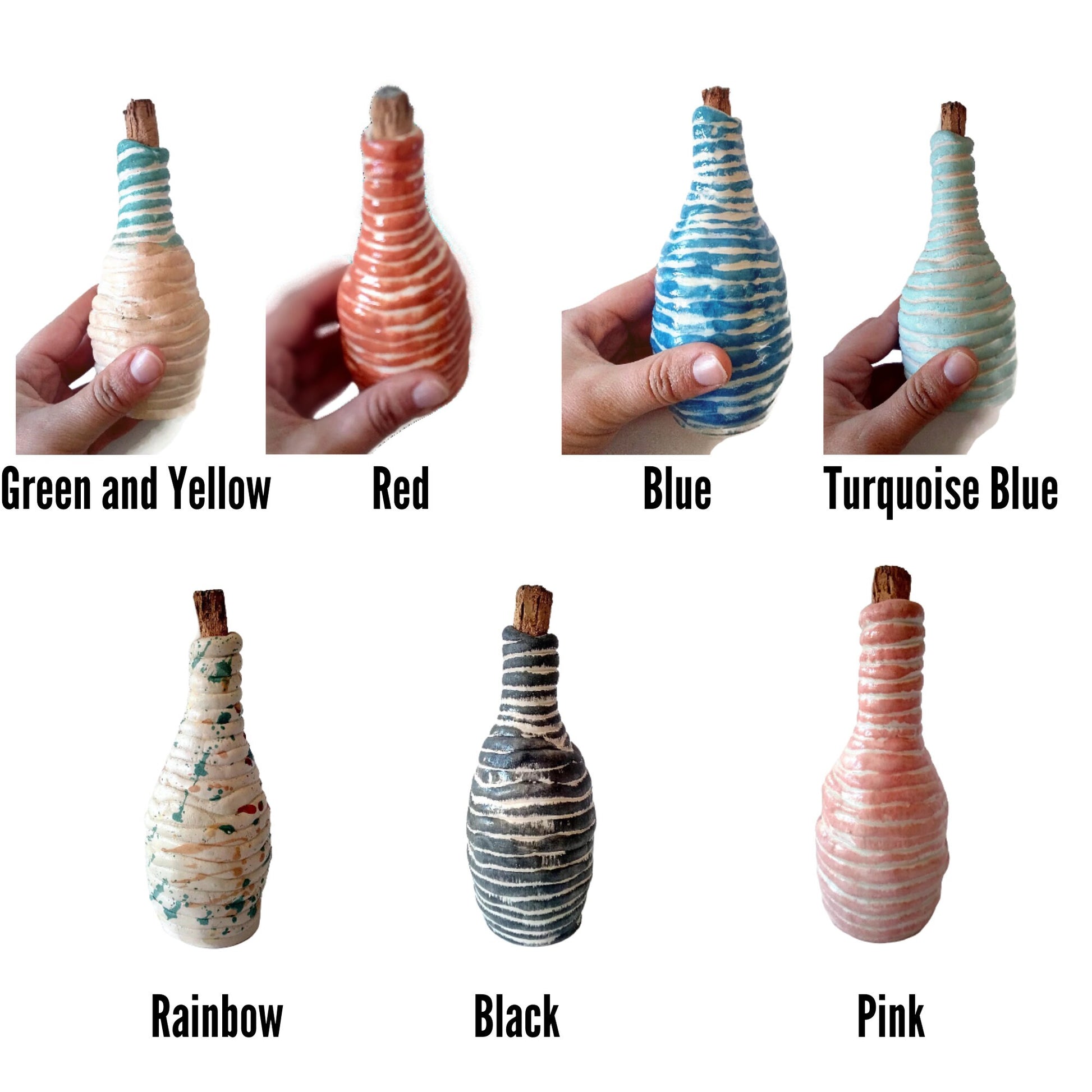 SMALL CERAMIC BOTTLE, Decorative Bottles, Charming Ceramic Bottle With A Natural Cork Stopper, Drinking Bottle 9th Anniversary Gift - Ceramica Ana Rafael