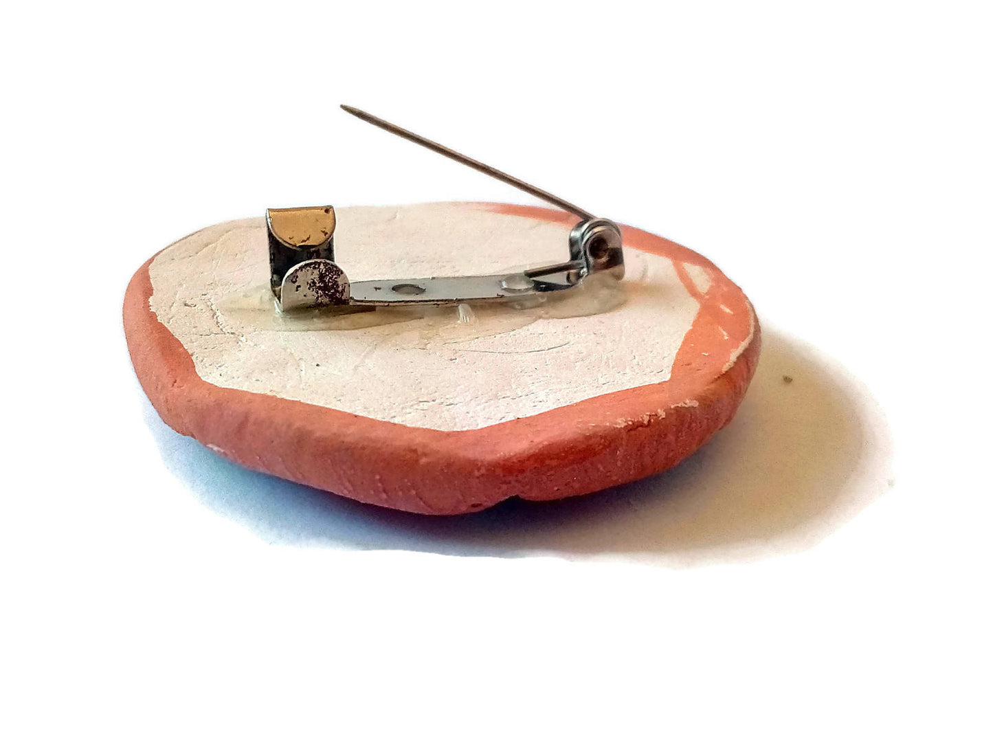 Star Brooch, Handmade Ceramic Celestial Brooches For Women, Mom Birthday Gift From Daughter, Clay Cameo Broach Pin, Grandma Christmas Gifs - Ceramica Ana Rafael