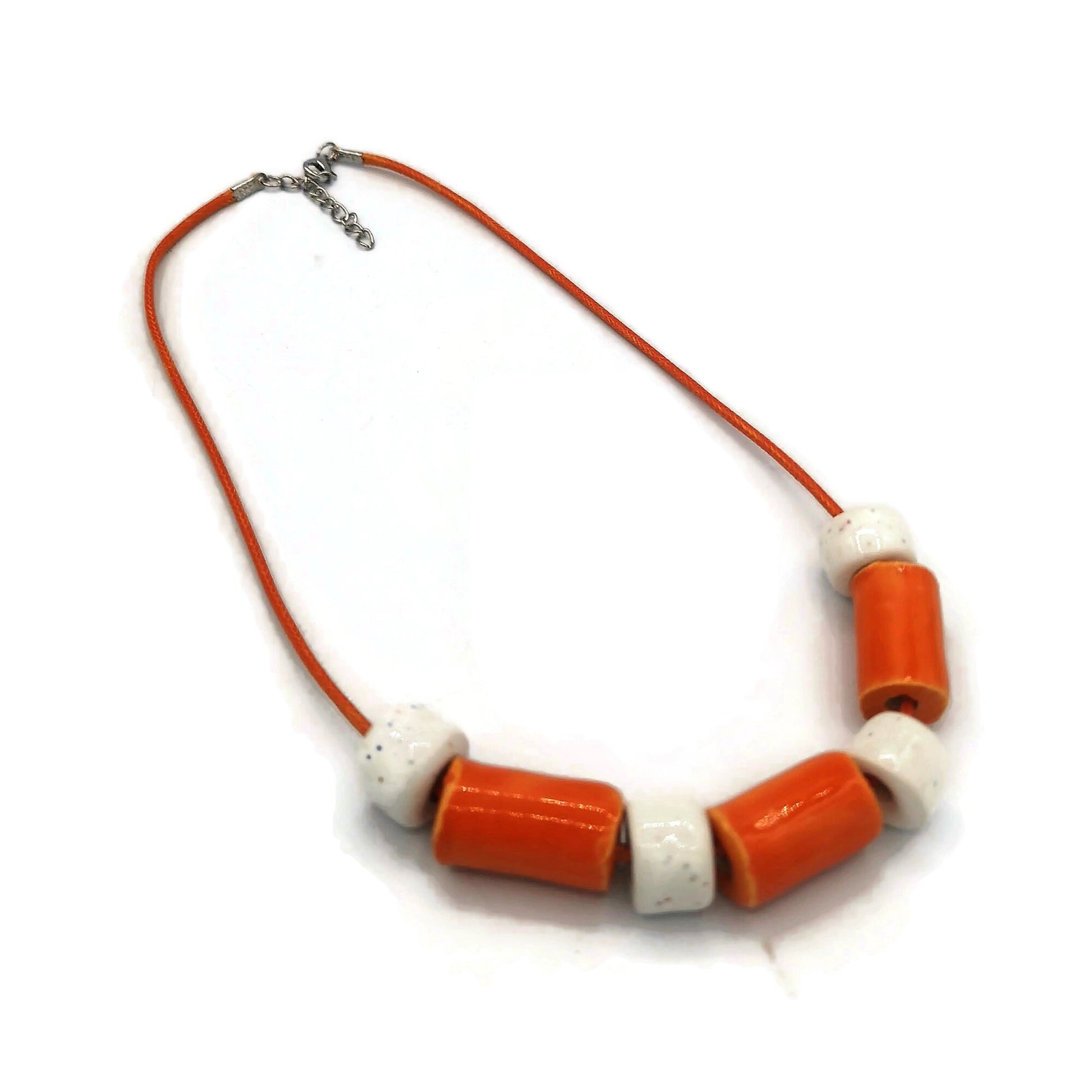 Everyday Necklace, Trendy Beaded Necklace Best Gifts For Her, Boho Statement Necklace, Colorful Aesthetic Mothers Day Gift From Daugher - Ceramica Ana Rafael