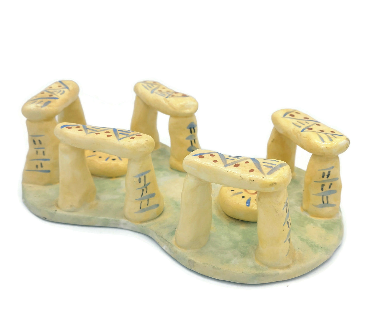 Handmade Ceramic Sculpture Inspired by Megalithic Monuments | Unique Home Decor | Gift for Creative People - Ceramica Ana Rafael