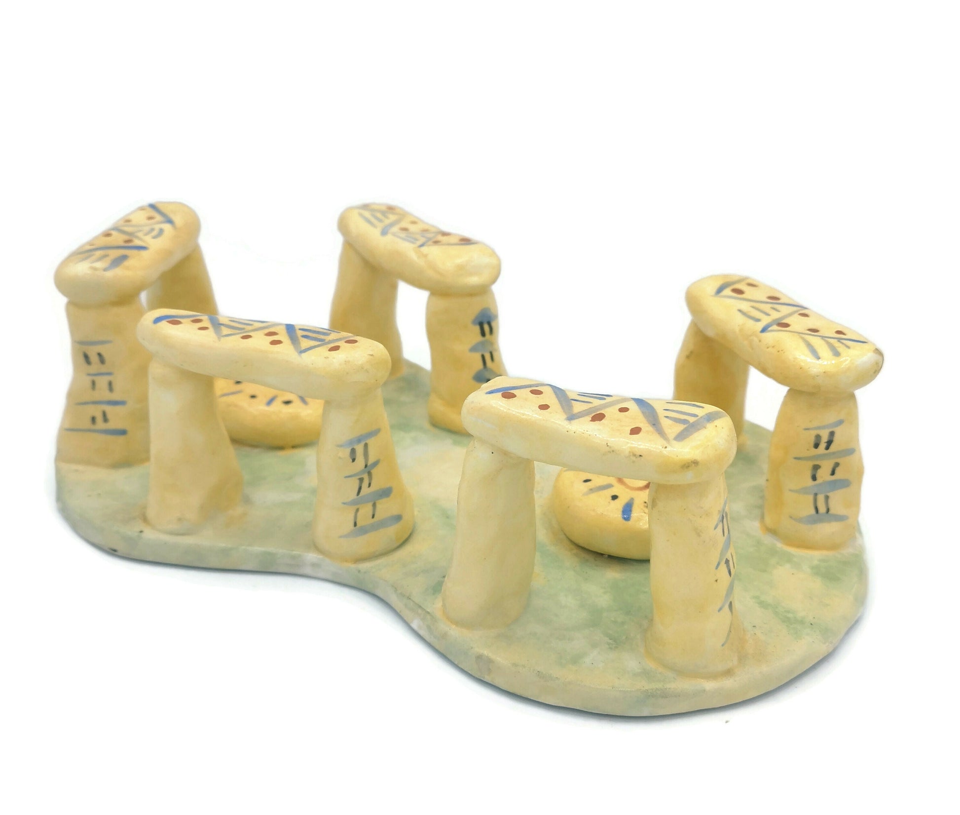 Handmade Ceramic Sculpture Inspired by Megalithic Monuments | Unique Home Decor | Gift for Creative People - Ceramica Ana Rafael