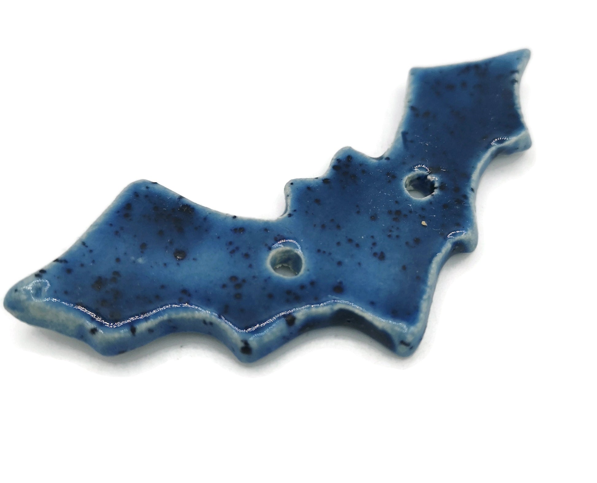 NOVELTY BUTTONS, HALLOWEEN Buttons, Set Of 3 Large Bat Sewing Buttons, Handmade Ceramics Gifts For Her, Handmade Pottery - Ceramica Ana Rafael