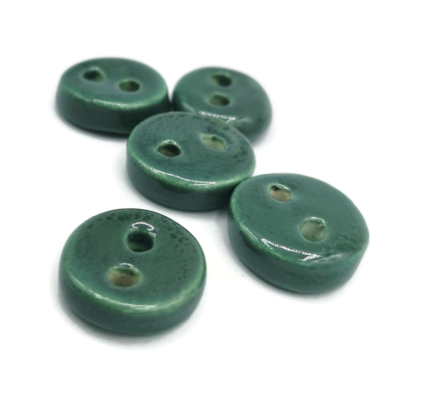 Coat Buttons, 5 Pcs Sewing Buttons Antique Look, Handmade Ceramic Beads For Jewelry Making, Sewing Supplies And Notions, Best Gifts For Her - Ceramica Ana Rafael