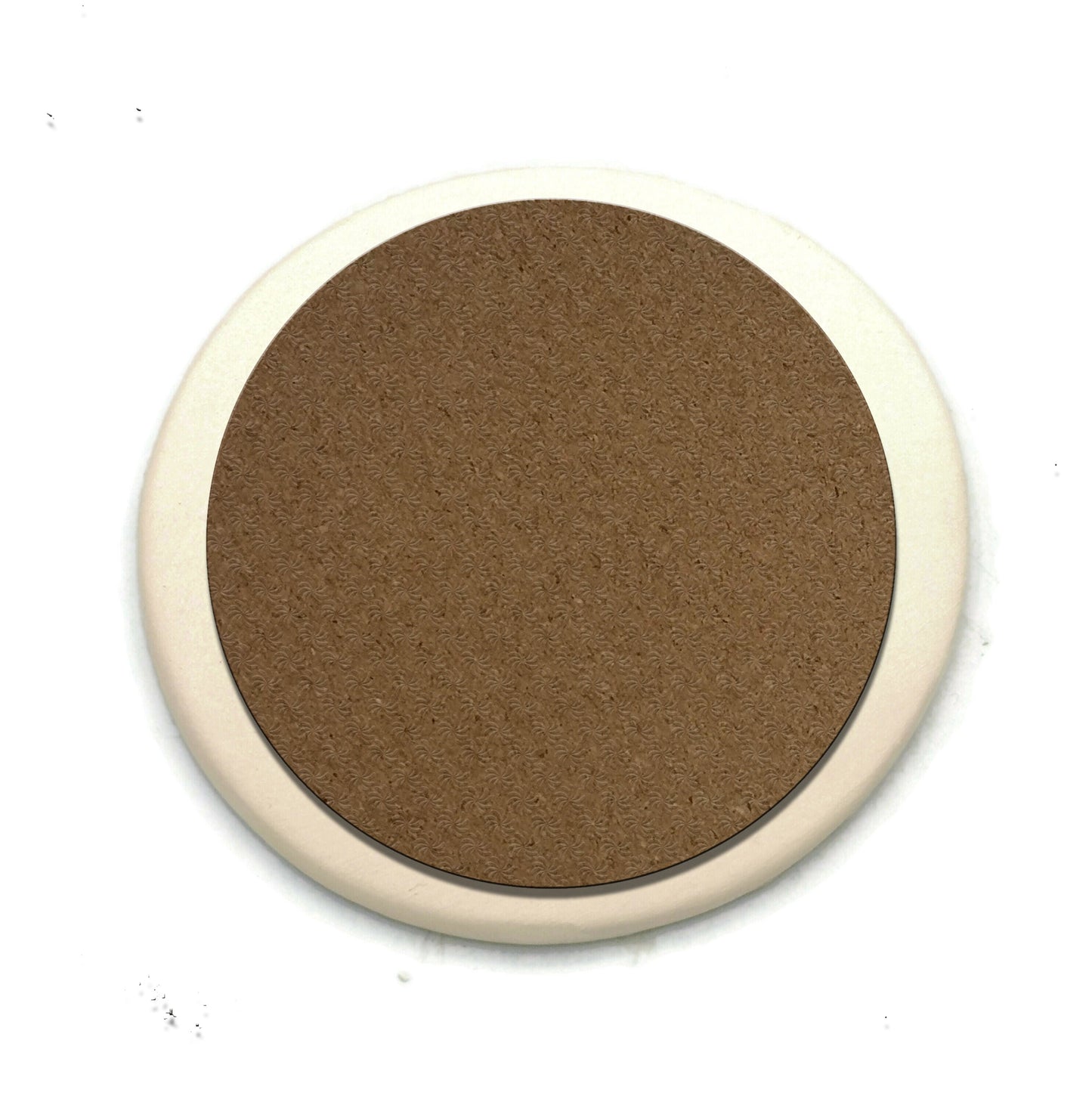 Handmade Modern Ceramic Round Coasters, Blue Textured Aesthetic Office Desk Accessories For Men, Housewarming Gift First Home - Ceramica Ana Rafael