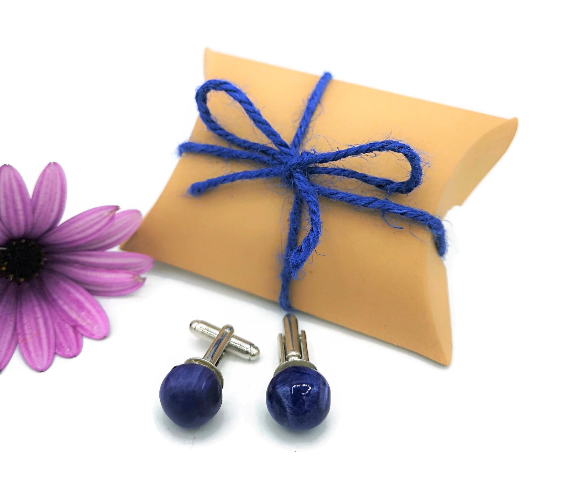 Handmade Ceramic Cufflinks, Jewelry Best Gifts For Him, Boyfriend Birhday, 9 th Anniversary Gift For Husband, Groomsmen Cufflinks For Men - Ceramica Ana Rafael