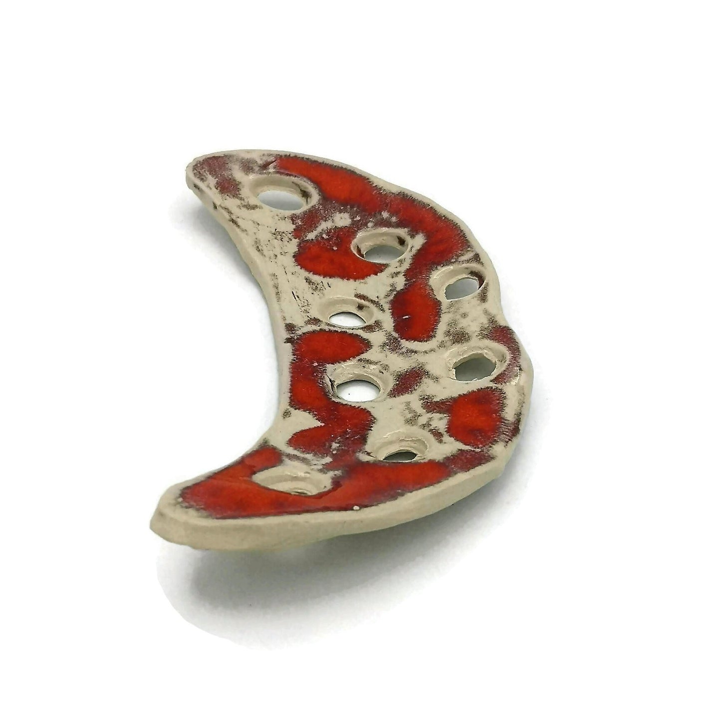 Handmade Ceramic Moon Wall Hanging, Artisan Eclectic Home Decor, Mom Birthday Gift From Daughter, Best Seling Items - Ceramica Ana Rafael