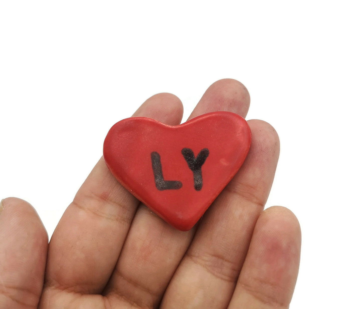 Cute Magnets With Heart Shape for Magnectic Board, Valentines Day Gifts For Boyfriend, Fridge Magnet - Ceramica Ana Rafael