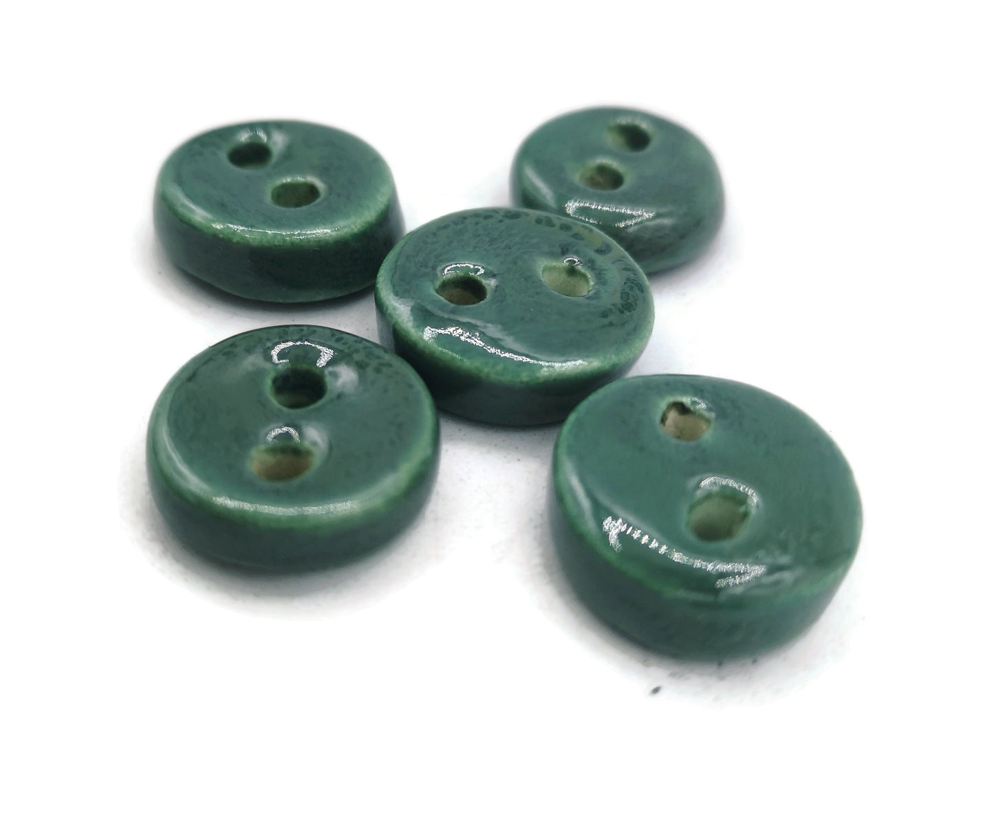 Coat Buttons, 5 Pcs Sewing Buttons Antique Look, Handmade Ceramic Beads For Jewelry Making, Sewing Supplies And Notions, Best Gifts For Her - Ceramica Ana Rafael