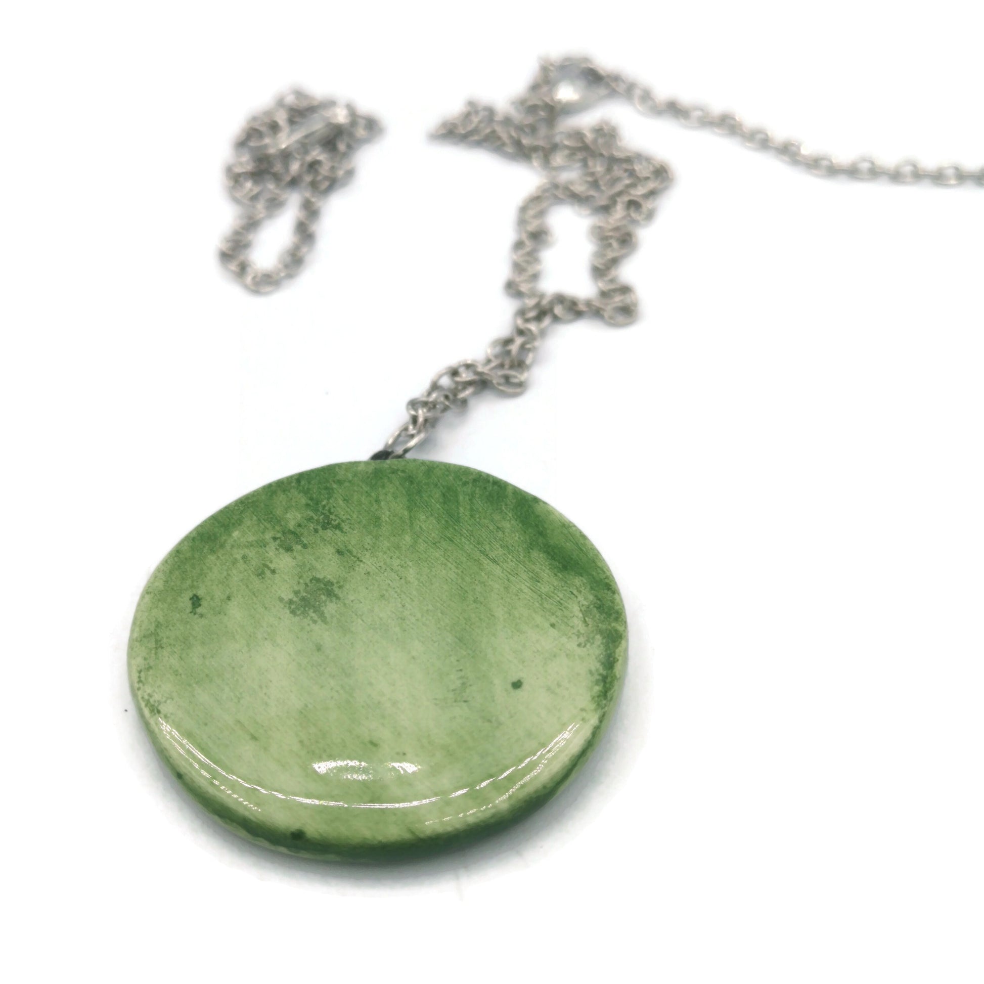 Hypoallergenic Lavender Necklace Pendant, Ceramic Jewelry Mothers Day Gift From Daughter, Best Gifts For Her, Gifts For Women - Ceramica Ana Rafael