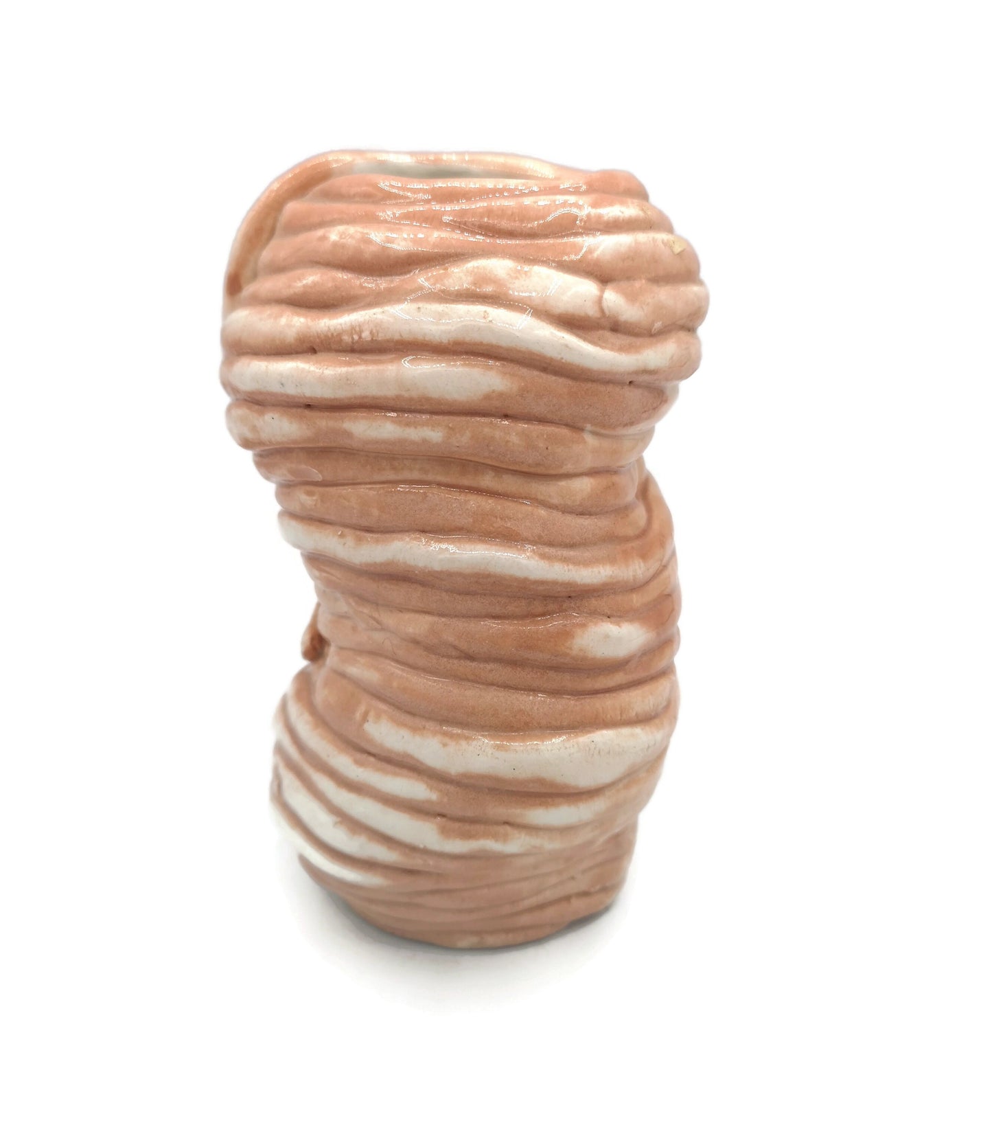 Sculptural Pink Ceramic Vase, Custom Birthday Gift, Step Mom Gift Sister In Law Gift, 9th Anniversary Gift For Wife - Ceramica Ana Rafael