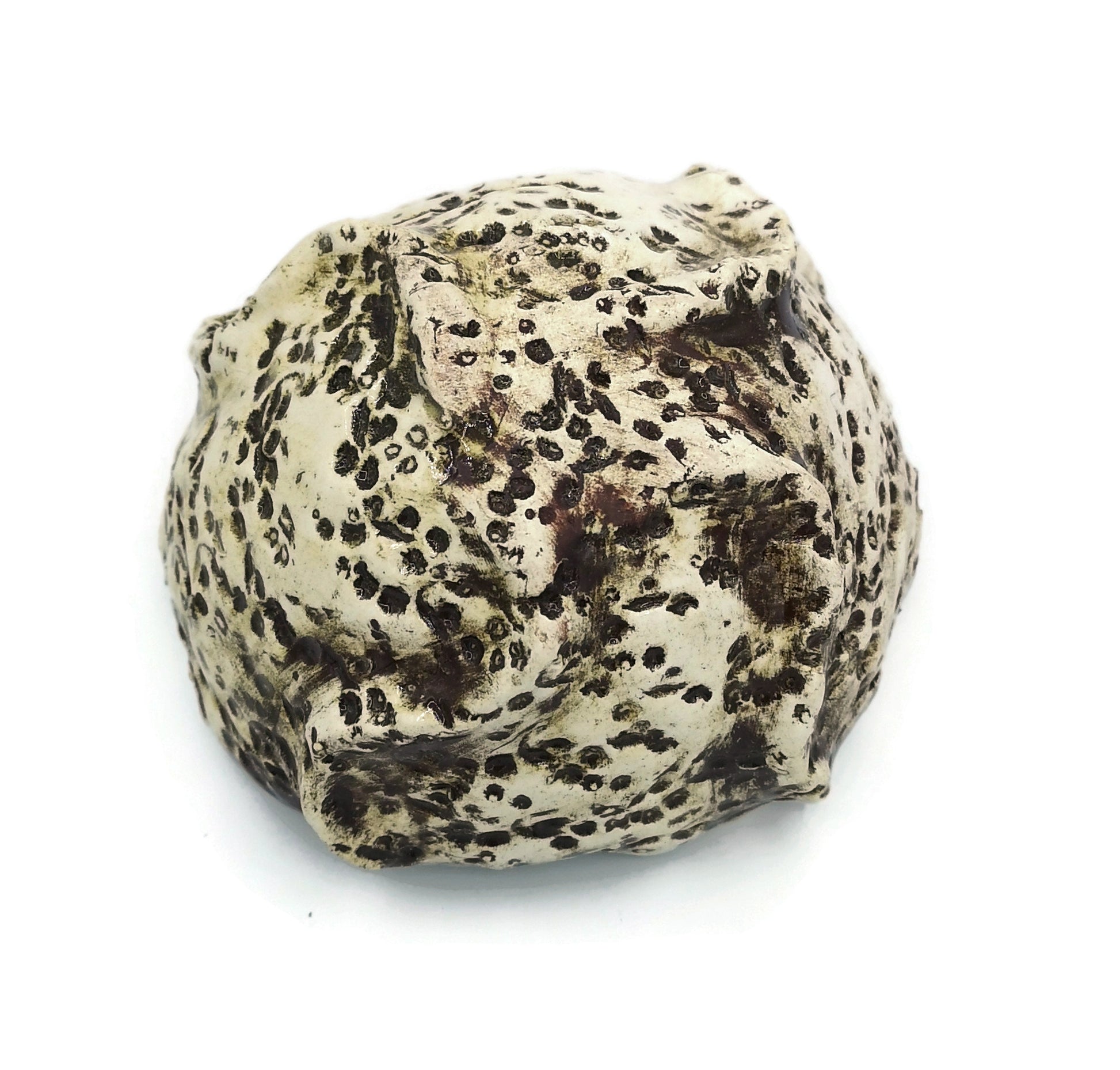 Handmade Ceramic Bowl With Organic Shape, Textured Succulent Planter Without Holes For Home Decor, Gift Idea for Women Who Have Everything - Ceramica Ana Rafael