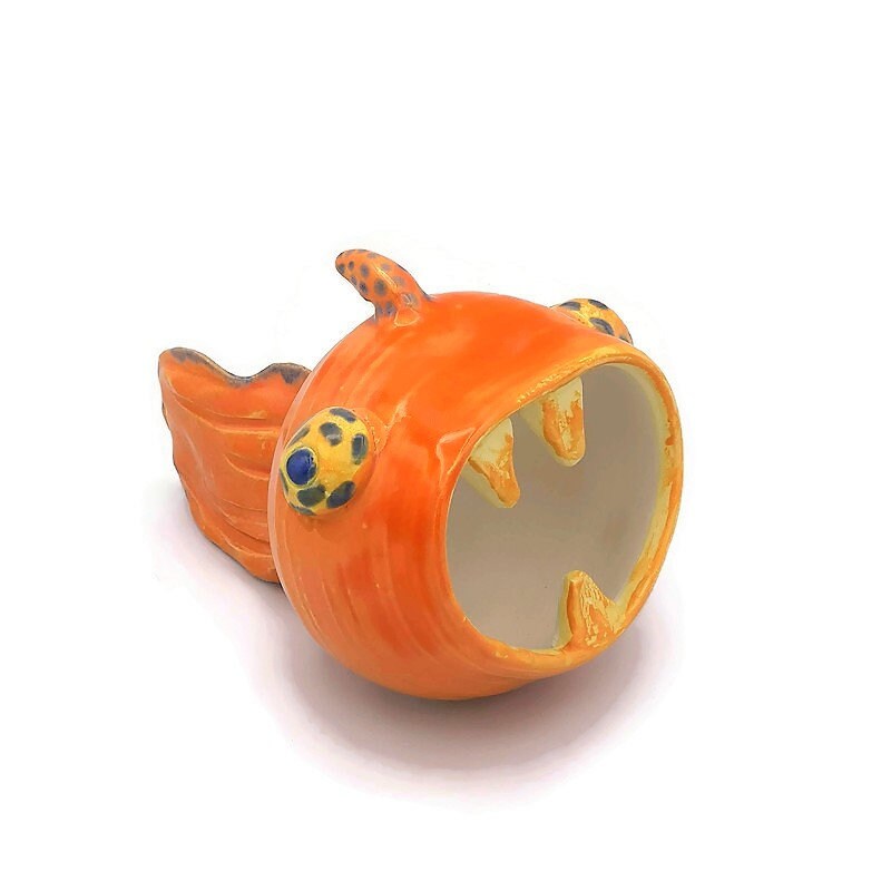 Weird Sculpture Ceramic Fish, Clay Sculpture, Office Desk Accessories Best Gifts For Him, Best Sellers Gifts For Women, Dad Birthday Gift - Ceramica Ana Rafael