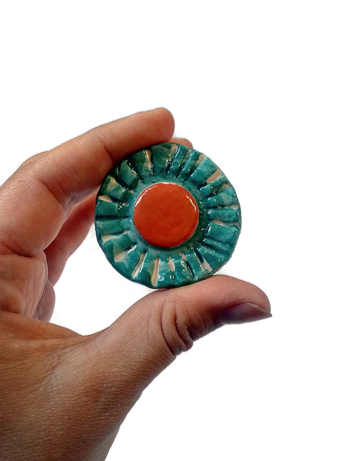 Cameo Brooch Pin For Women, Mom Birthday Gift From Daughter Trending Now, Ceramic Jewelry Best Sellers Stocking Stuffers, Gift For Grandma - Ceramica Ana Rafael