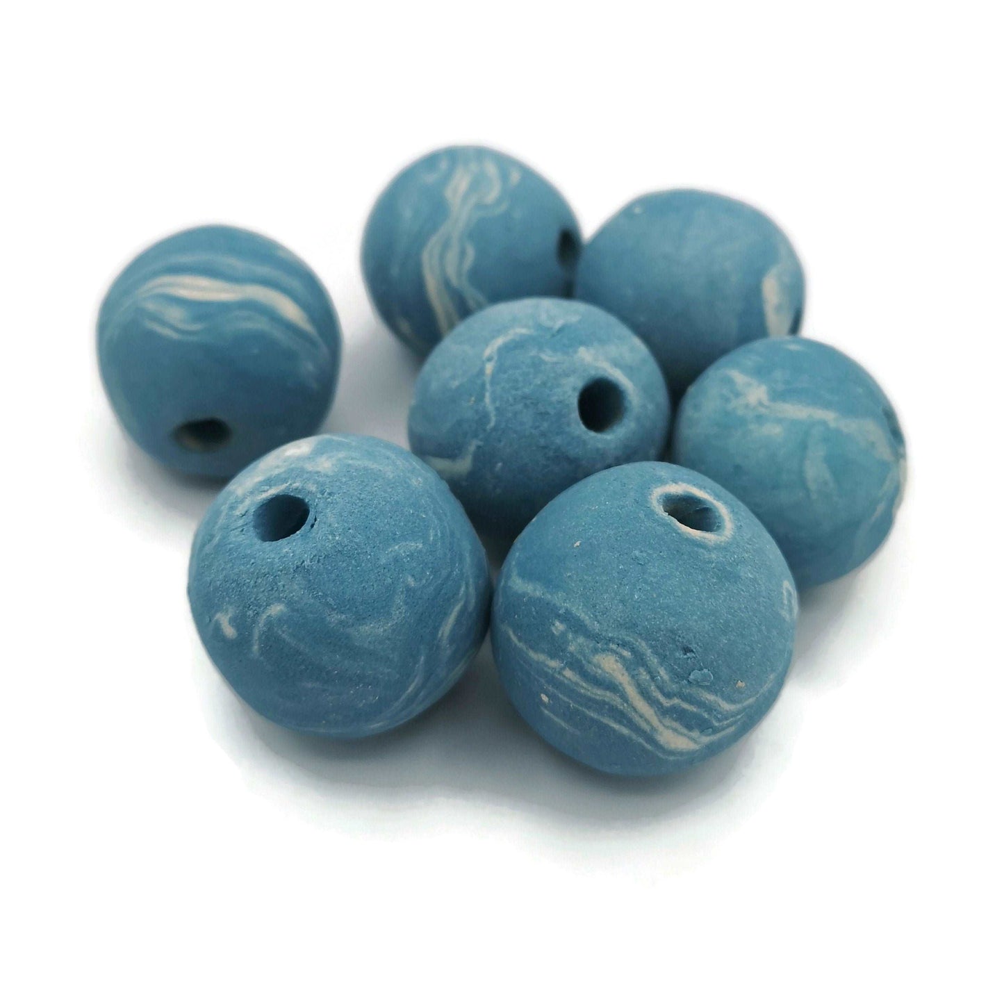 1Pc Extra Large Ceramic Beads For Jewelry Making, Clay Beads Trending Now, Handmade Ceramics Macrame Beads, Large Hole Round Bubblegum Bead
