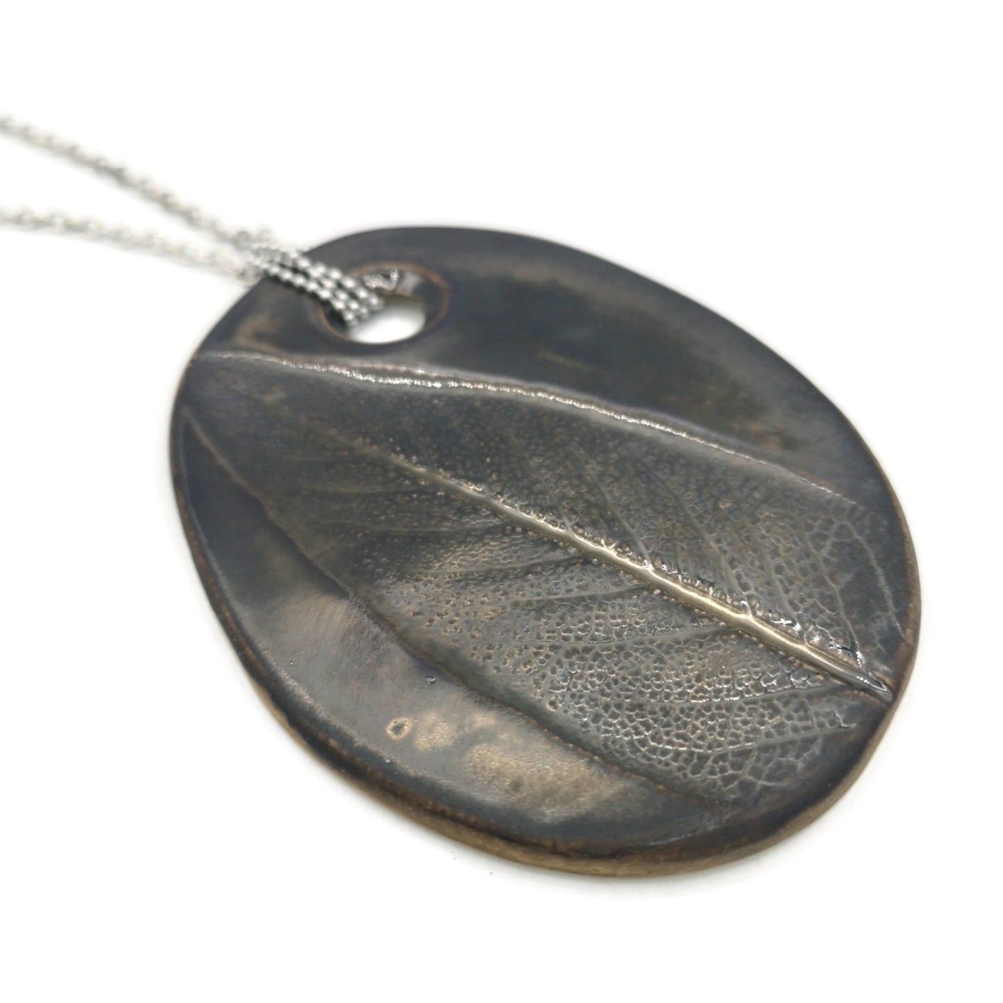 Large Statement Necklace For Women, Handmade Ceramic Jewelry Sage Pendant Necklace, Trendy Best Gifts For Her, Mom Birthday Gift For Women - Ceramica Ana Rafael