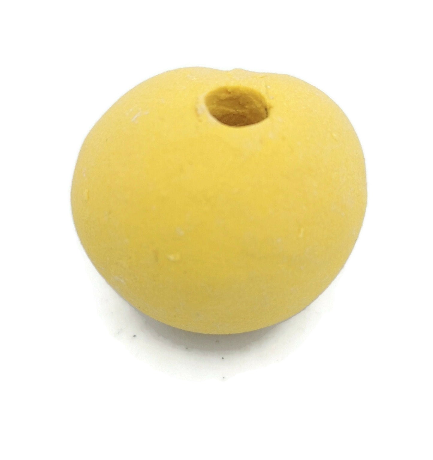 1Pc 25mm macrame beads for jewelry making, handmade ceramic beads large hole, oversized porcelain bubblegum beads, best sellers unique beads - Ceramica Ana Rafael