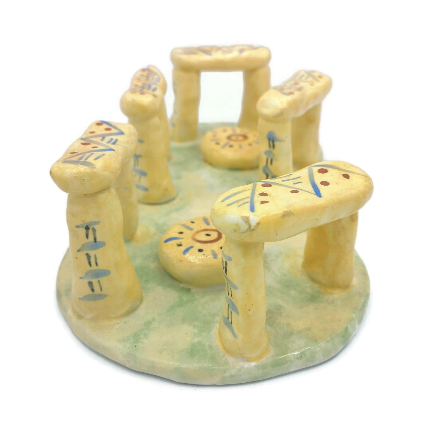 Handmade Ceramic Sculpture Inspired by Megalithic Monuments | Unique Home Decor | Gift for Creative People - Ceramica Ana Rafael