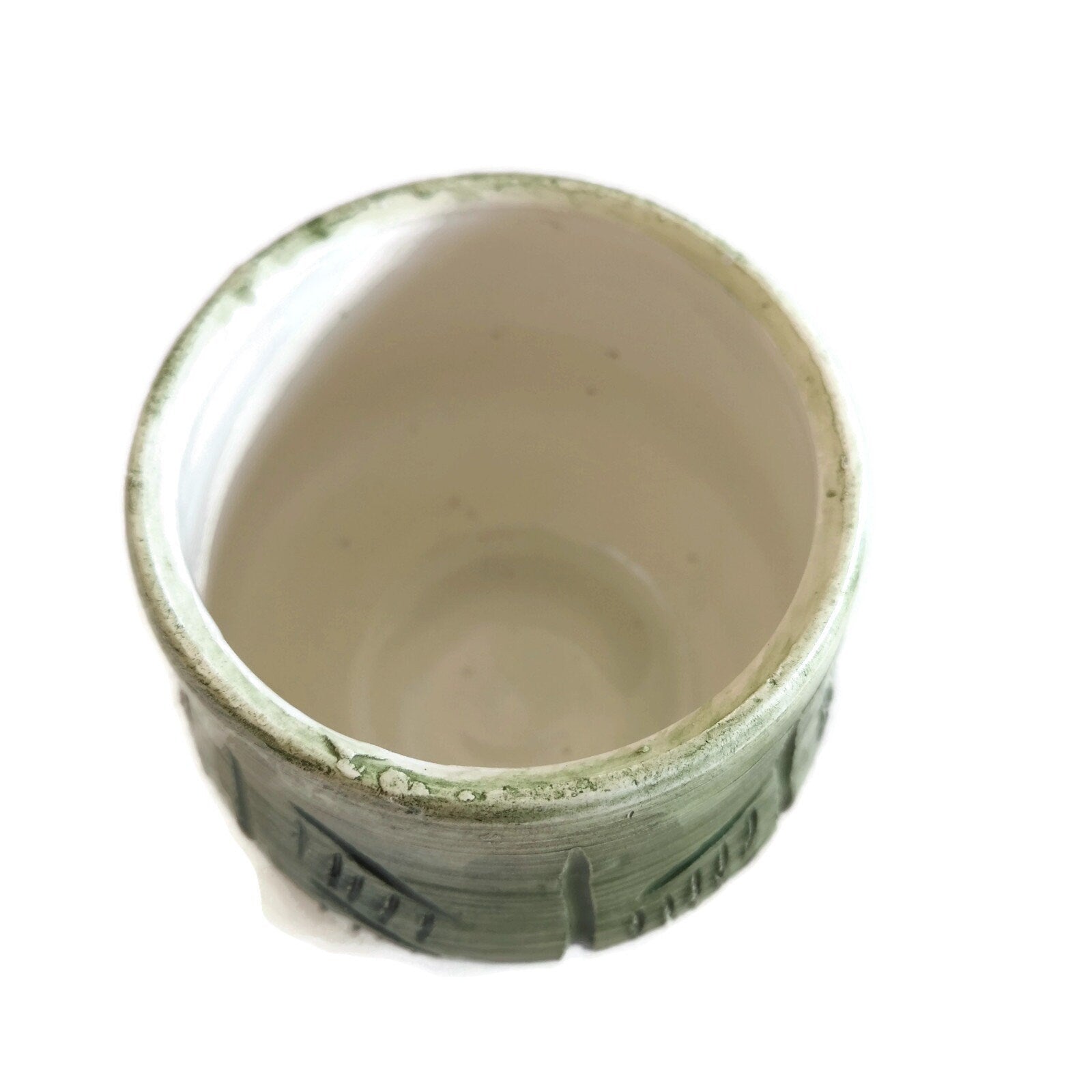 CERAMIC UTENSIL HOLDER For Kitchen Counter, Modern Organizers, Cache Pot Planter Ceramic Vase - Ceramica Ana Rafael