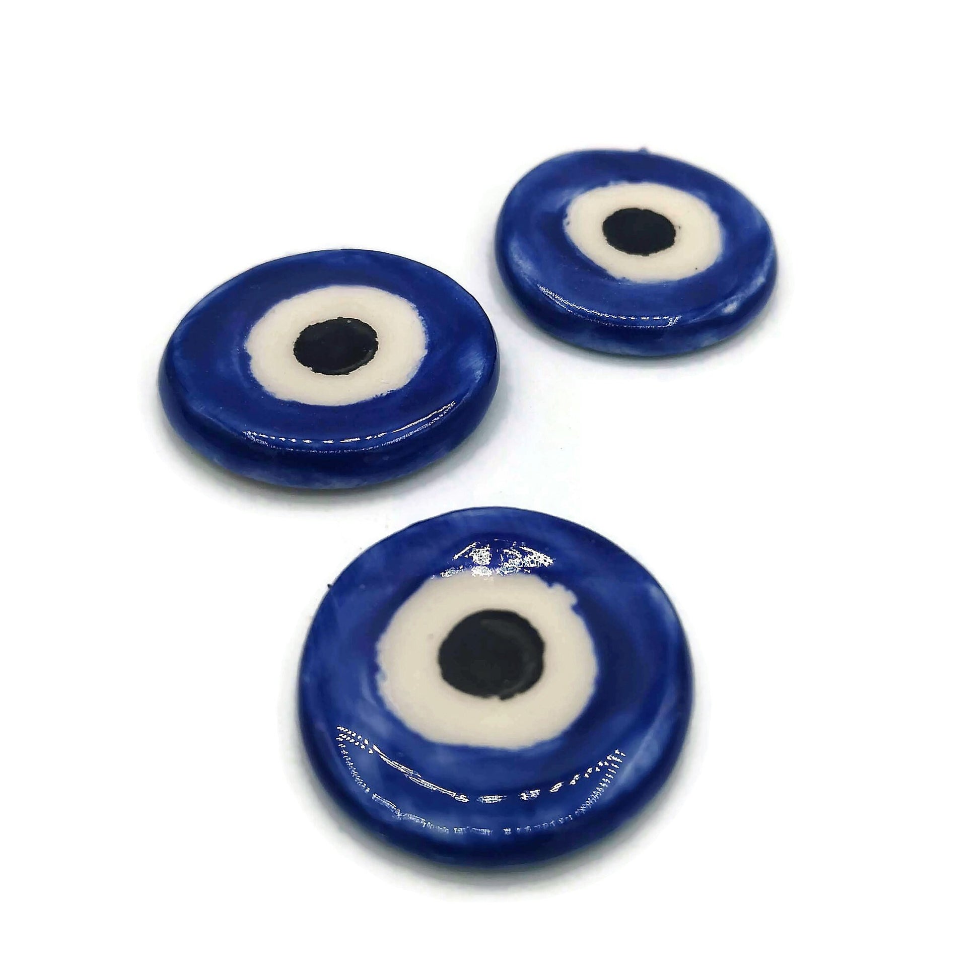 Small Brooch, Eye Brooch, Mothers Day Gift, Evil Eye Talisman Brooches For Women, Mom Birthday Gift From Daughter, Stocking Stuffers - Ceramica Ana Rafael