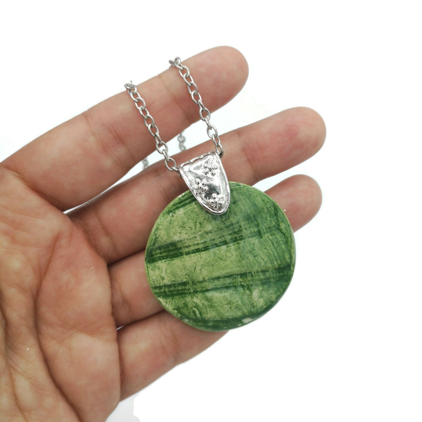 Short Necklace Pendant for Women, Aesthetic Best Jewelry Gifts For Her, Mom Birthday Gift From Daughter - Ceramica Ana Rafael