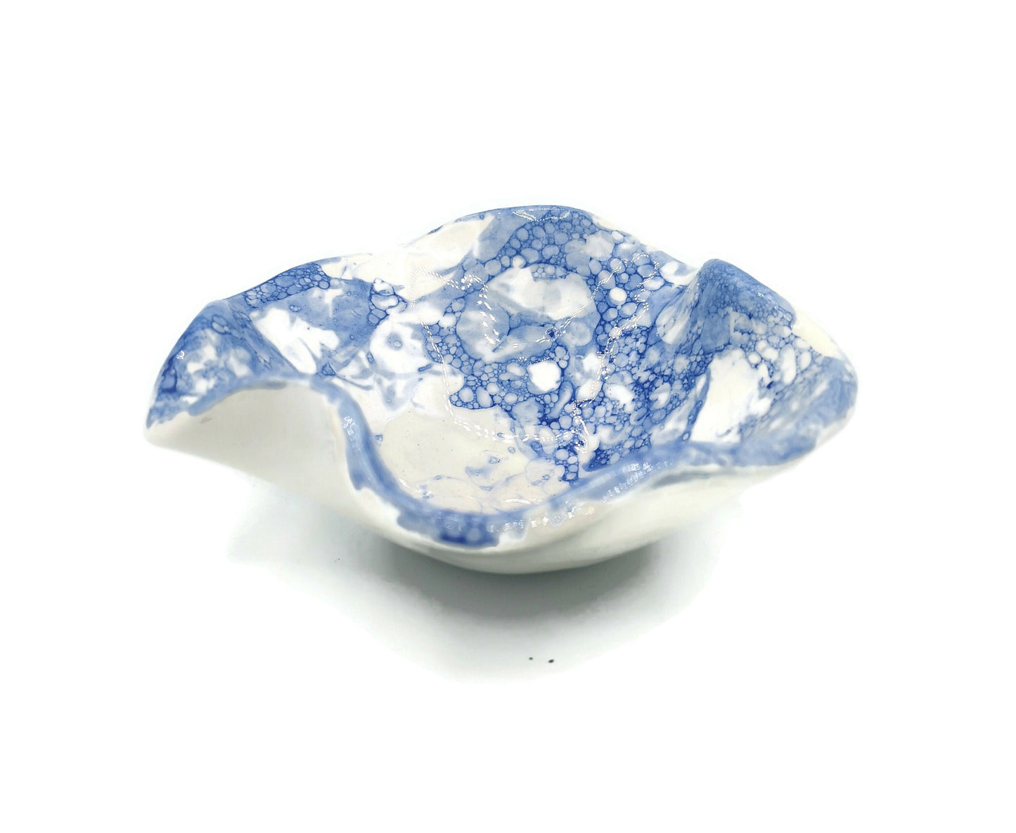 CERAMIC TRINKET DISH, Small Ceramic Bowl Irregular Shape, Clay Soap Dish For Soap Bar - Ceramica Ana Rafael