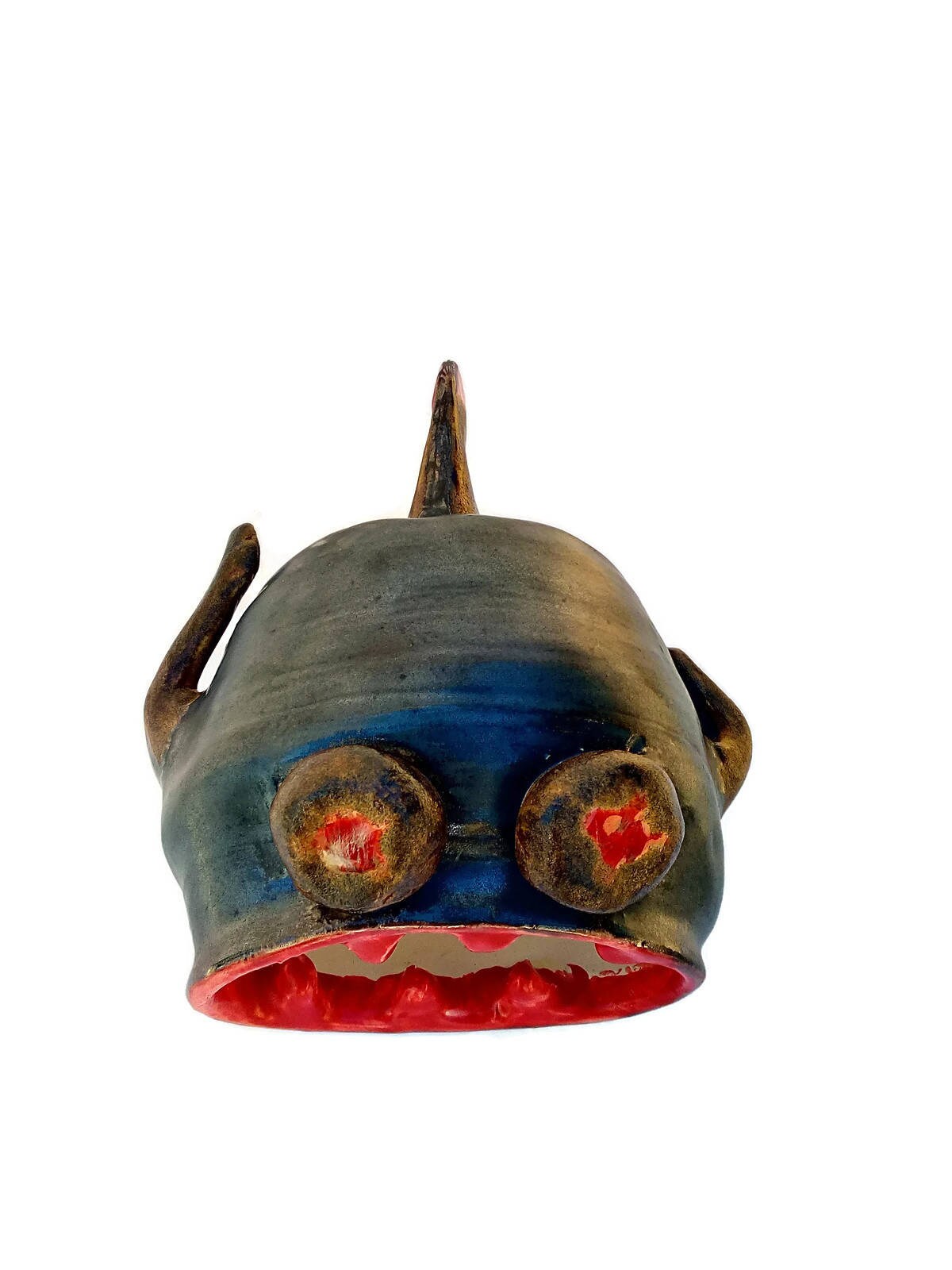 CERAMIC SCULPTURE, FISH Art, Animal Figurine, Modern Clay Sculpture For Table, Contemporary Art, Housewarming Gift First Home - Ceramica Ana Rafael